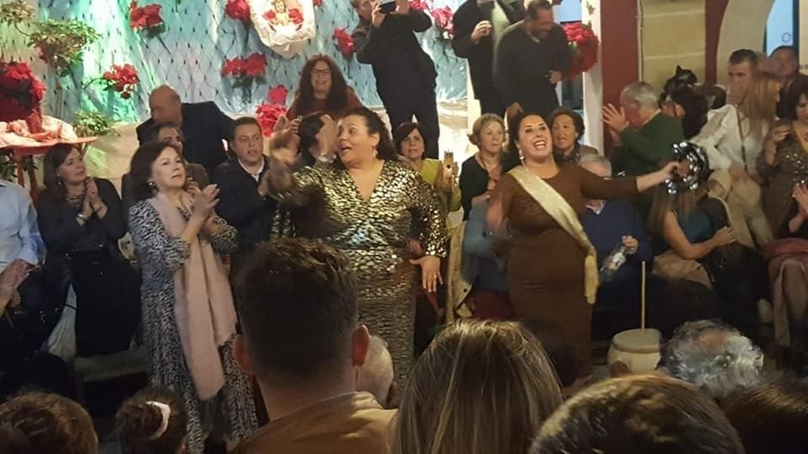 Zambomba en el Centro Cultural Flamenco Don Antonio Chacón.