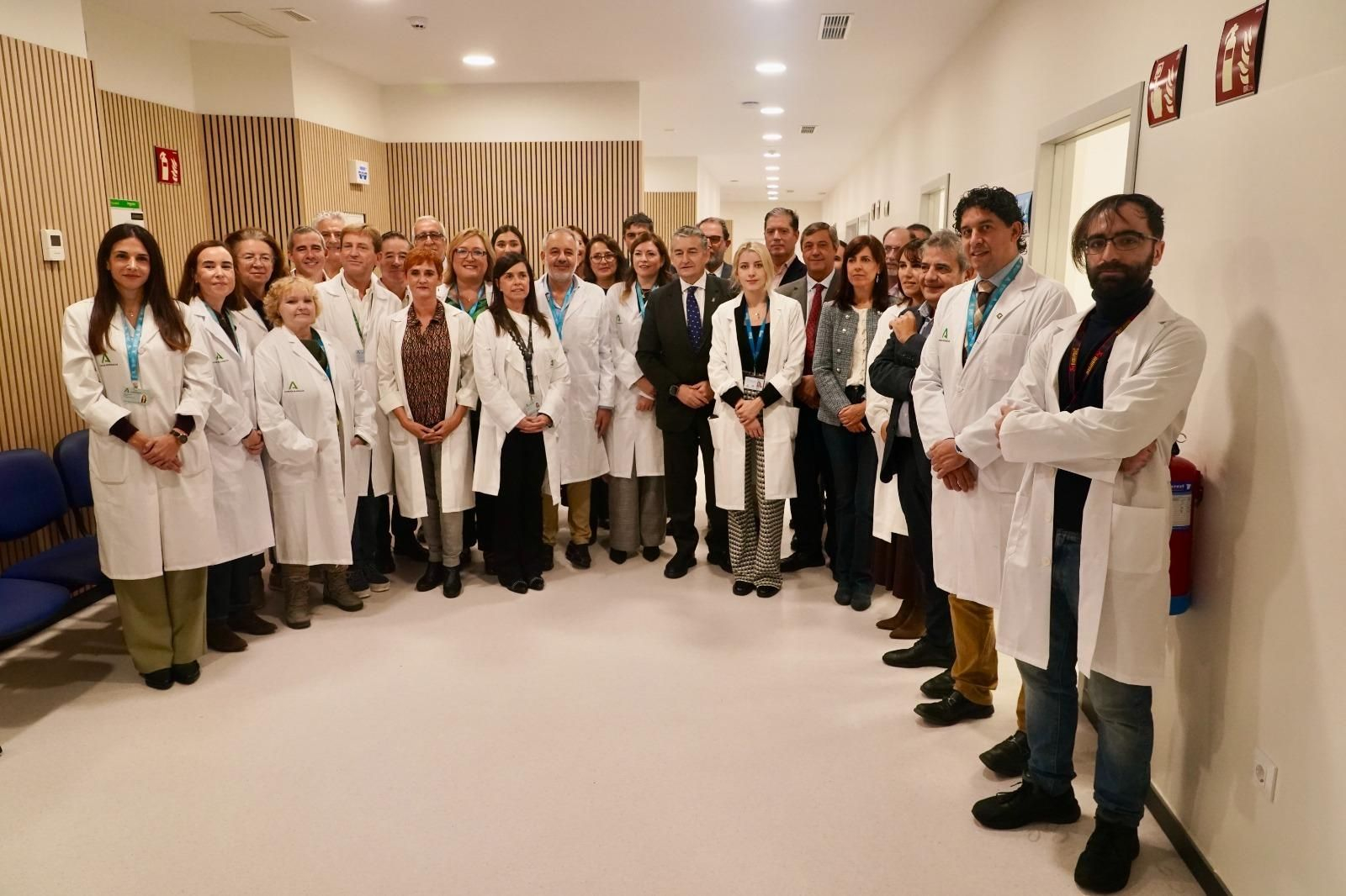 Inauguración del centro Fase II-III ubicada en el Hospital Civil de Málaga