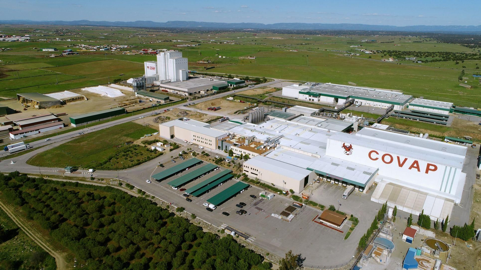 Instalaciones de Covap en Córdoba, a vista de dron.