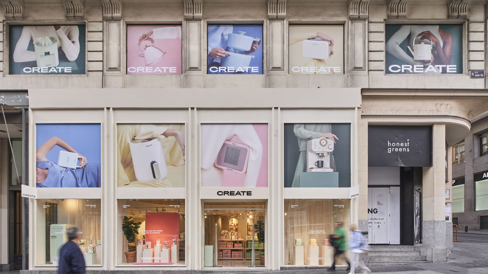 Create, marca española de electrodomésticos de diseño, abre en Madrid su primera tienda física