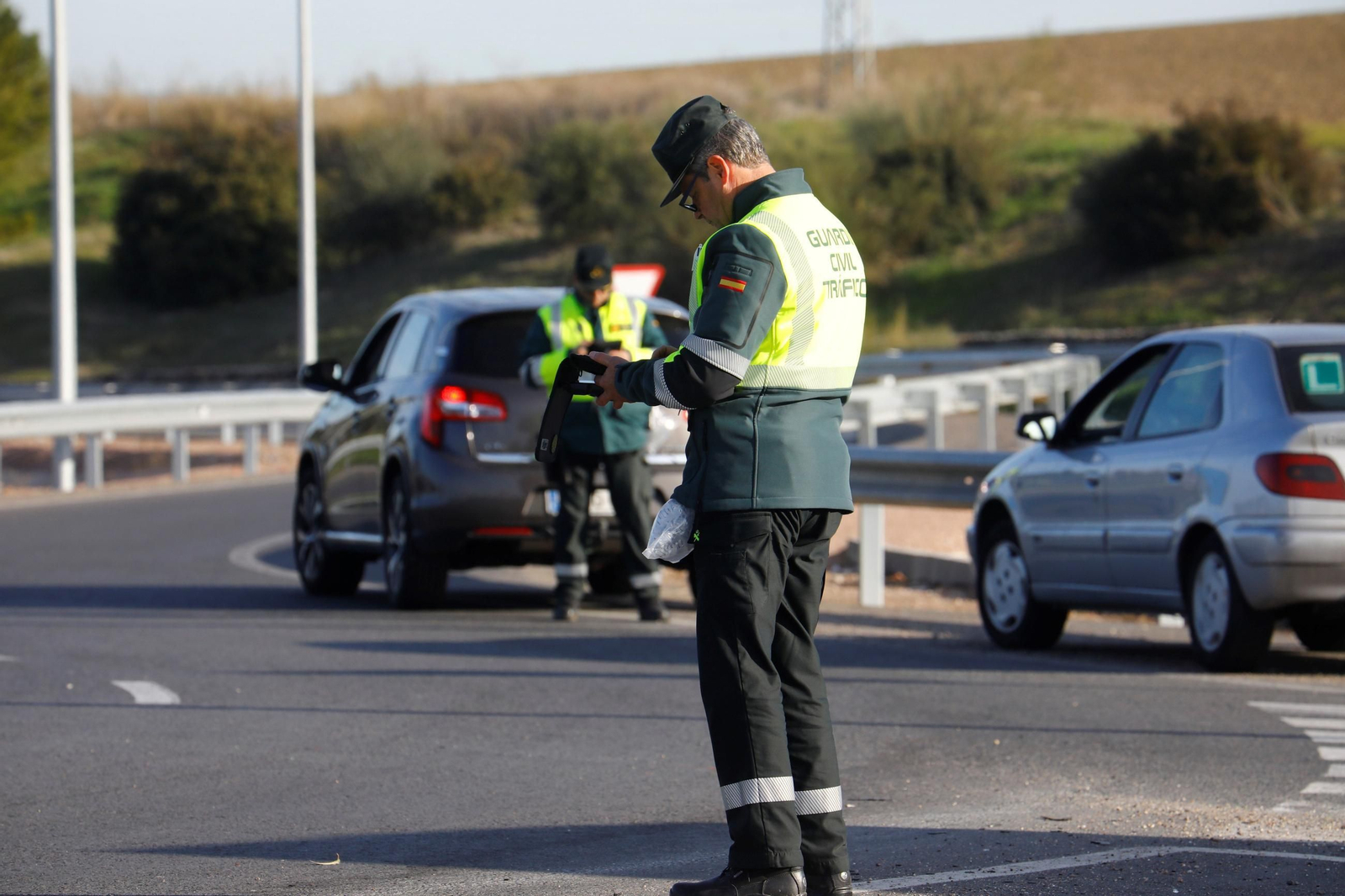 Un control de la Guardia Civil