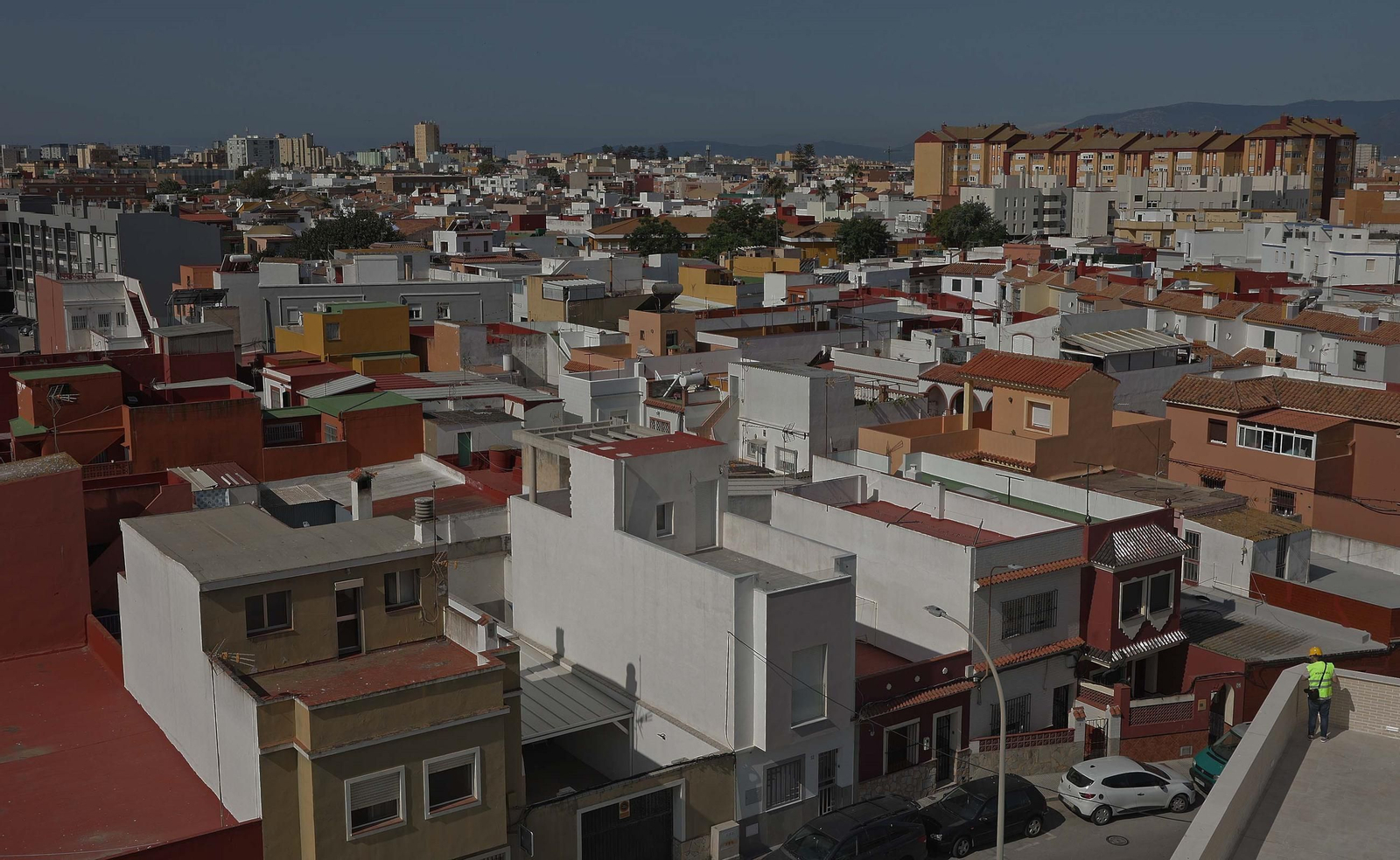 Una vista parcial del núcleo urbano de La Línea.