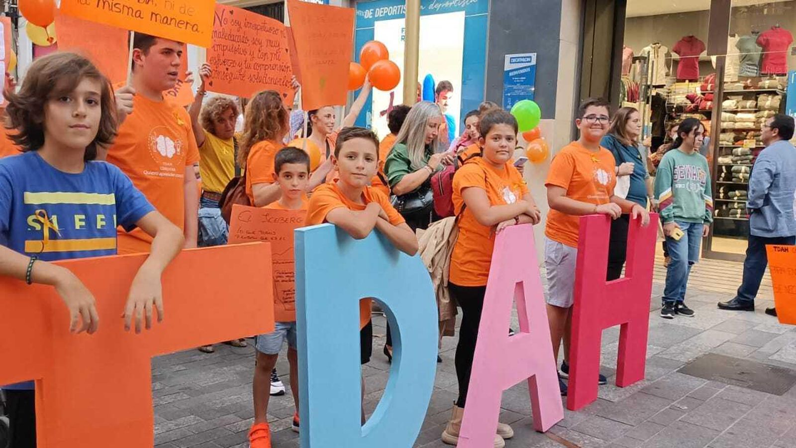 Un momento de la marcha.