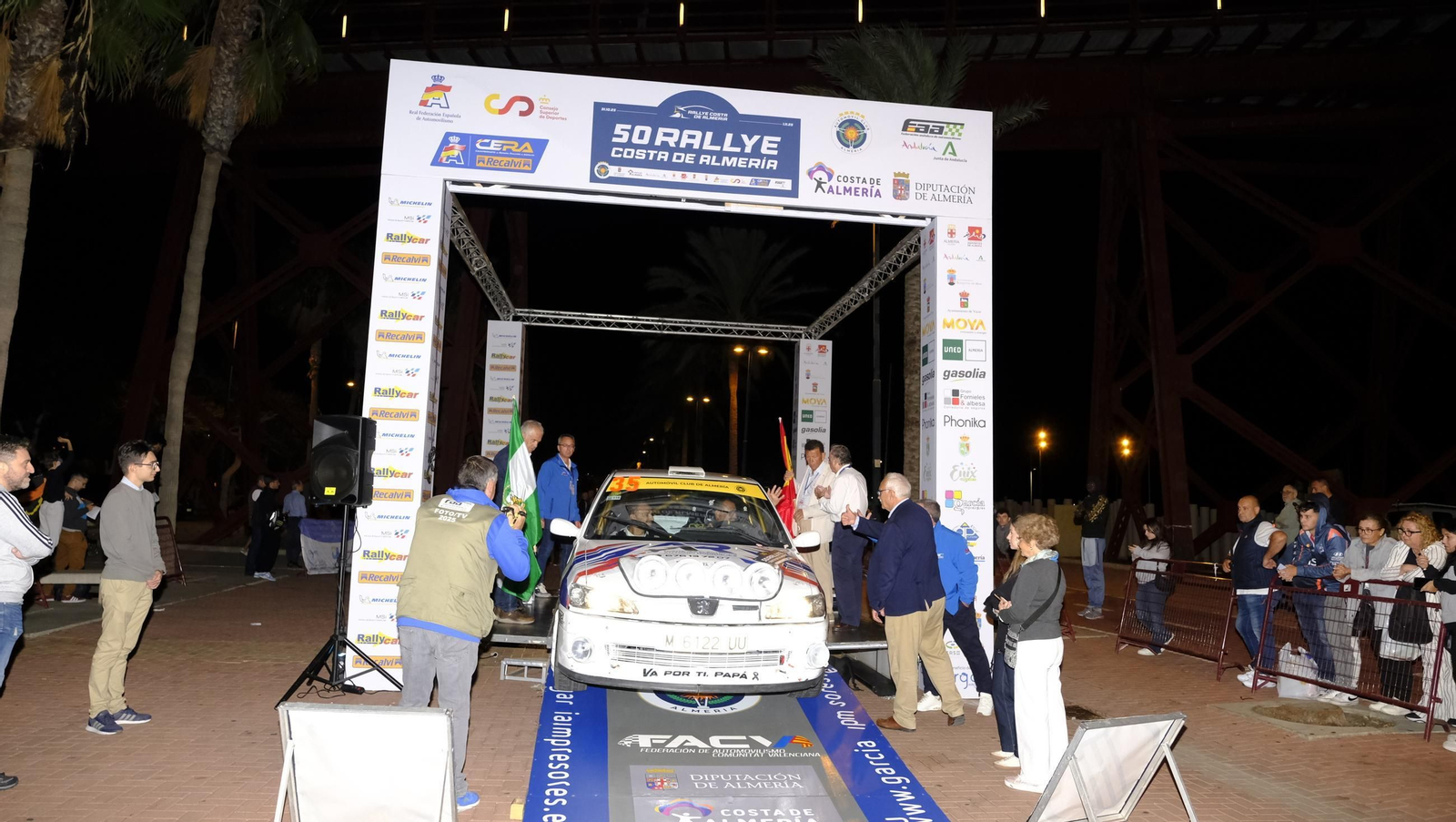 La salida de la 50 edición del Rallye Costa de Almería, en imágenes