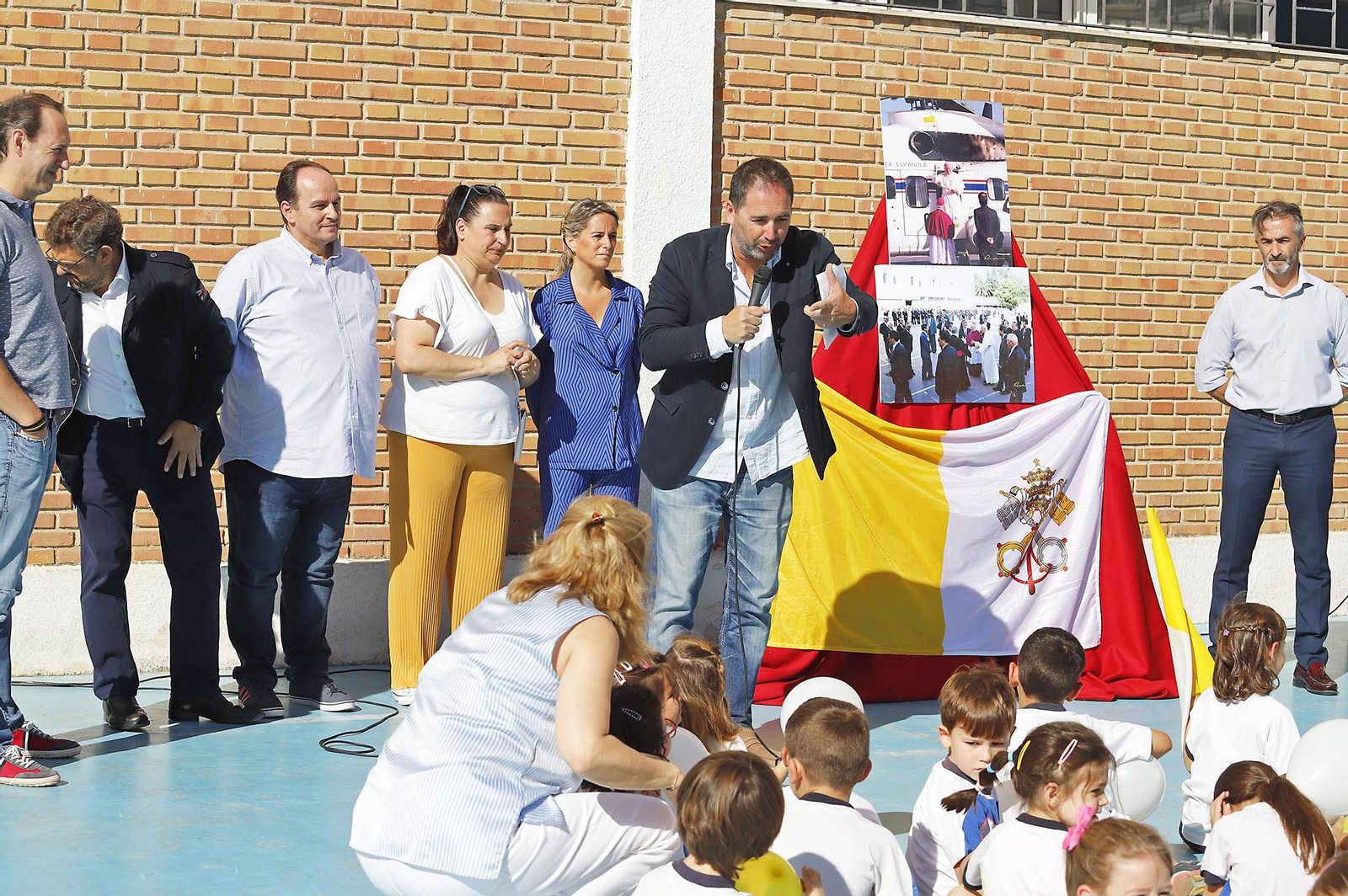 La Asociación de Antiguos Alumnos Maristas Huelva, Ademar, realiza un acto conmemorativo sobre la visita de Juan Pablo II
