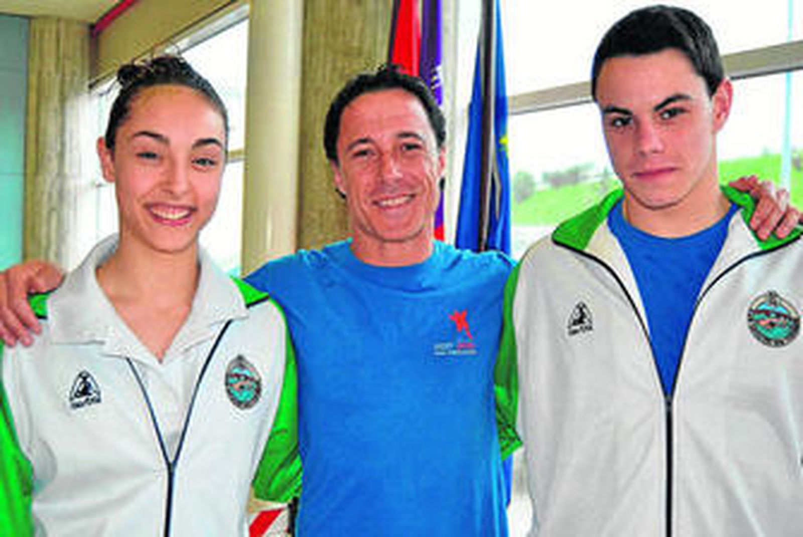 Manuel Ramírez y Belén Crespo campeones de España de natación en el último campeonato disputado.