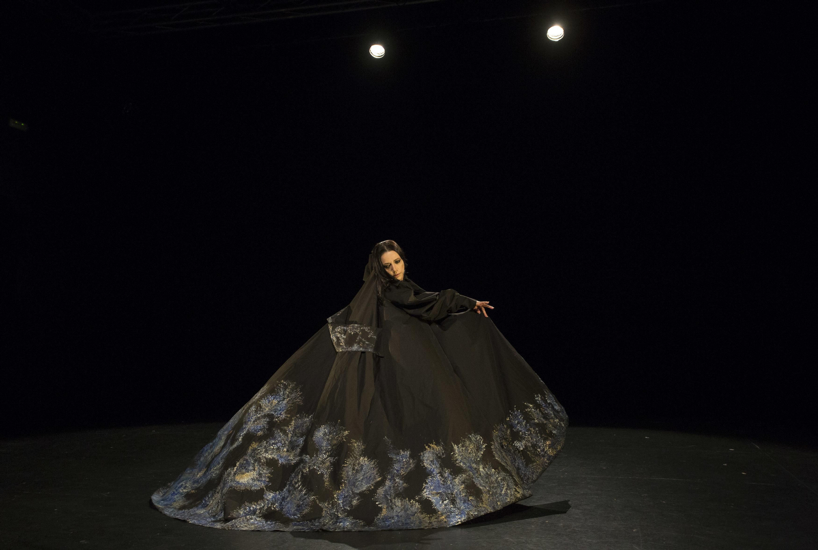 Eva Yerbabuena en el ensayo del espectáculo 'cuentos de azúcar'