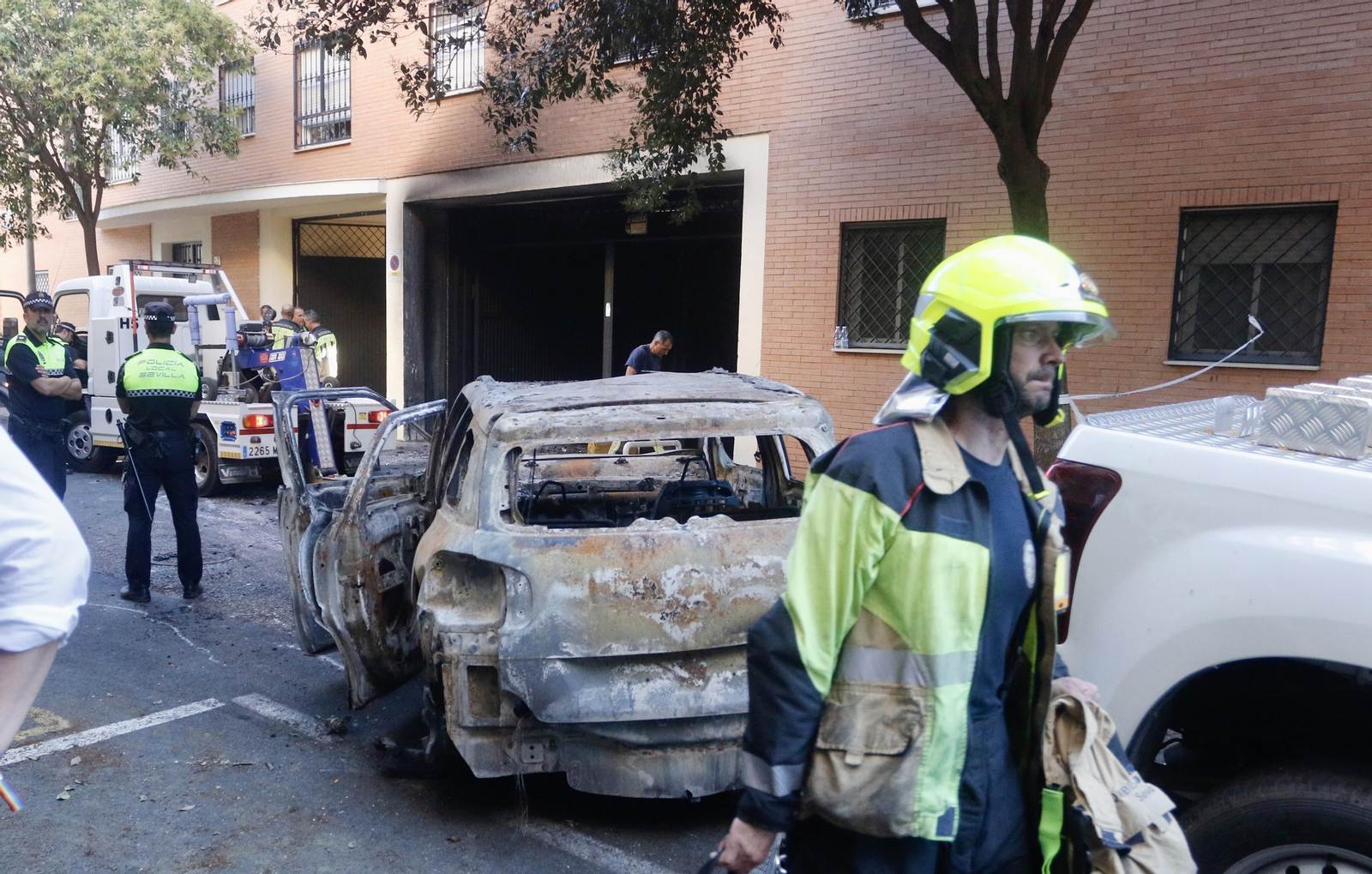 Incendio en Pino Montano