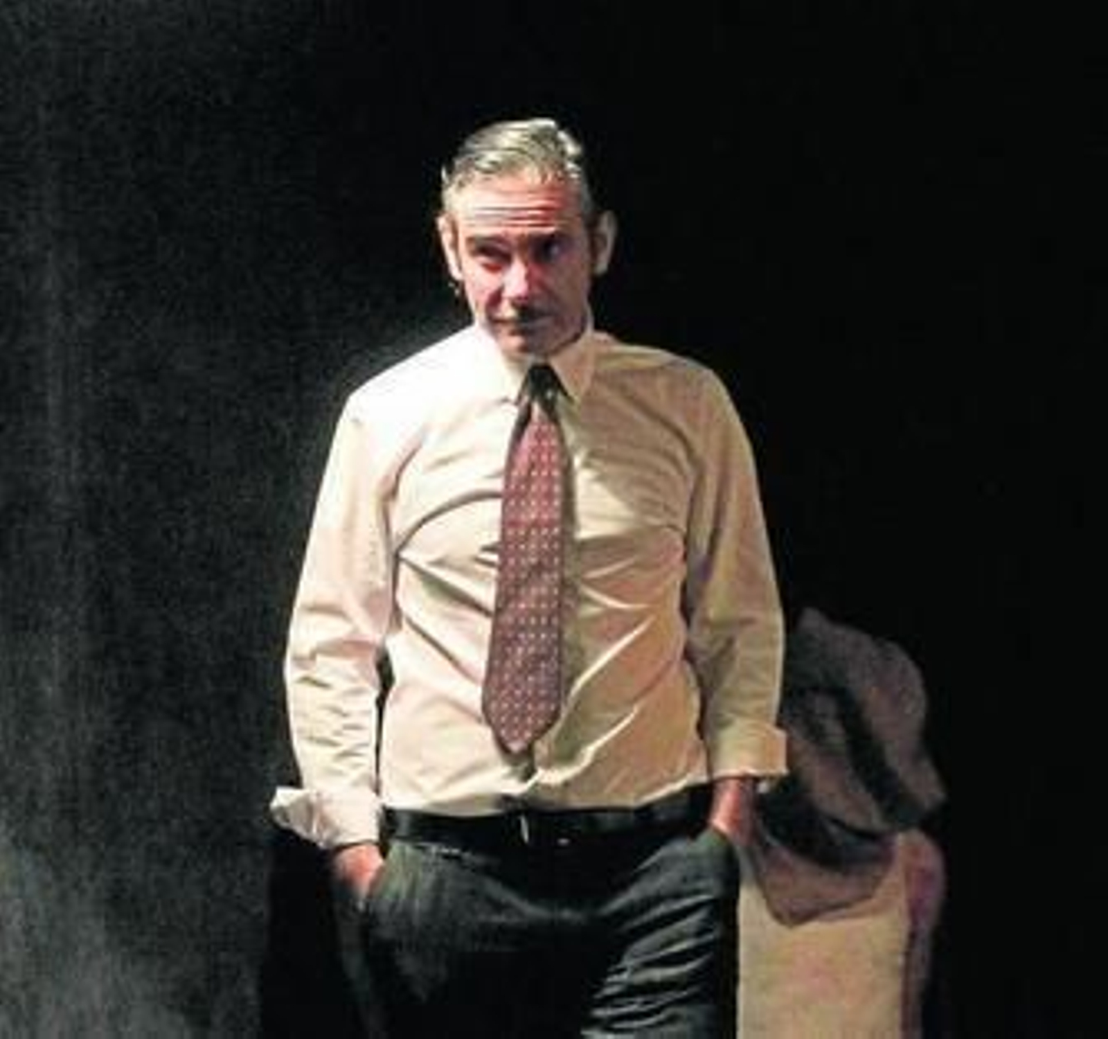 El actor linense José Emilio Vera en la obra 'Pedro y el Capitán'.