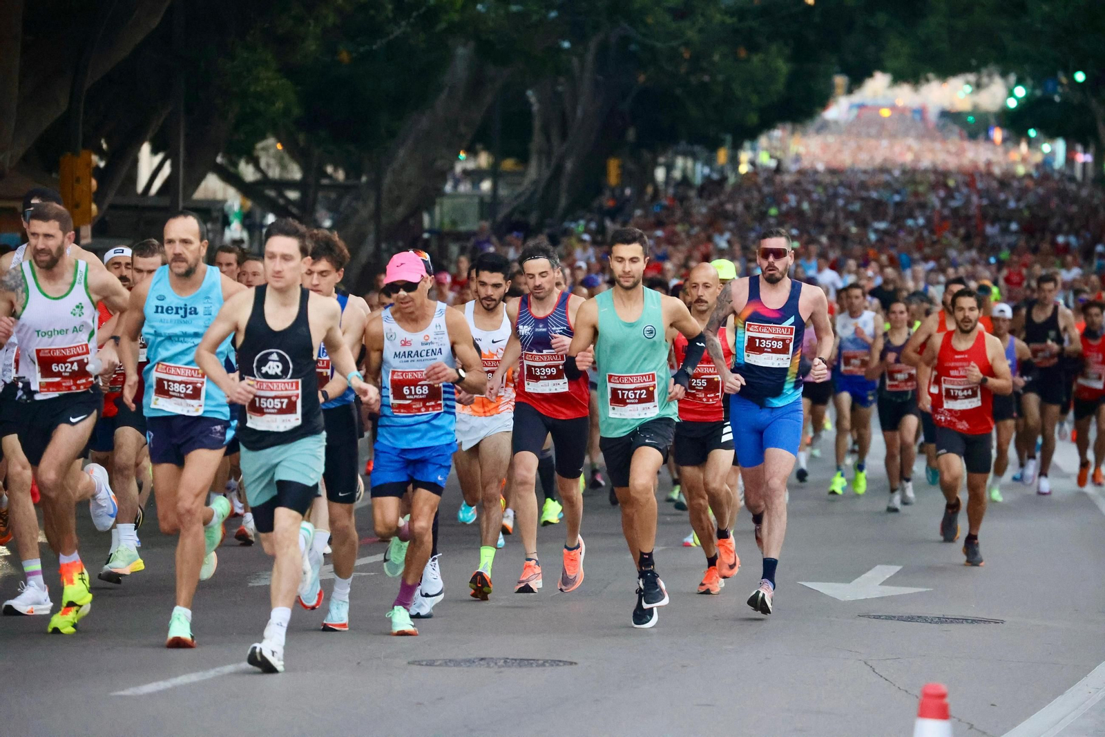 Las mejores fotos de la Maratón de Málaga 2024