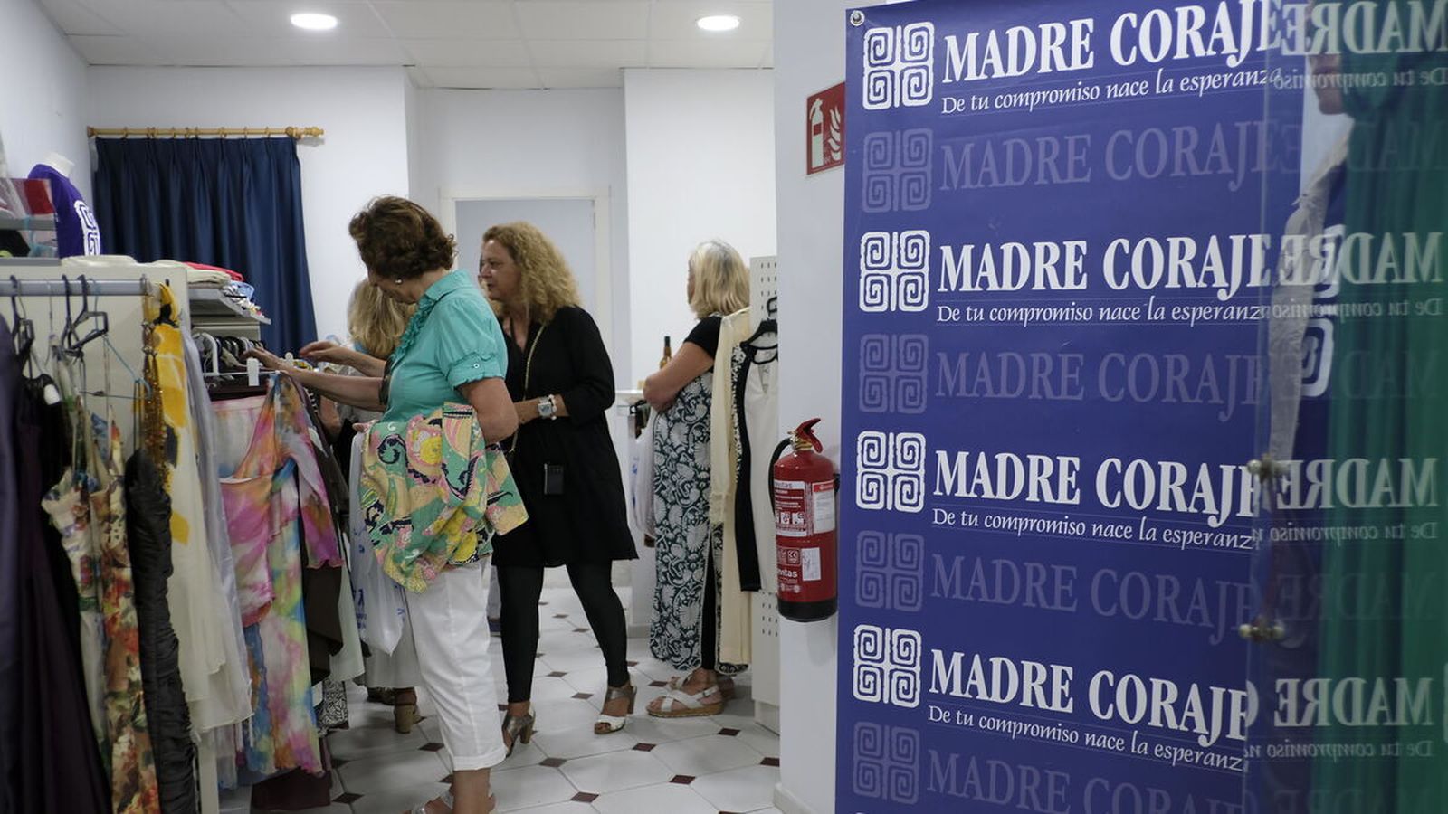 Una de las tiendas solidarias de la asociación.