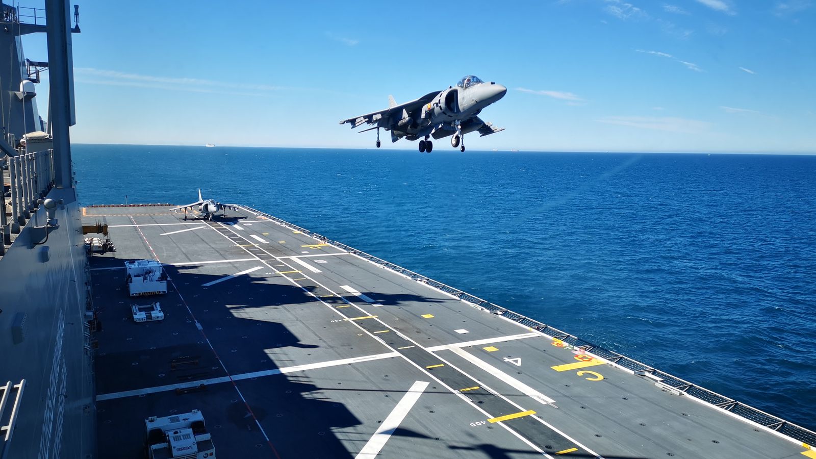 Las imágenes de la calificación operativa del buque 'Juan Carlos I'