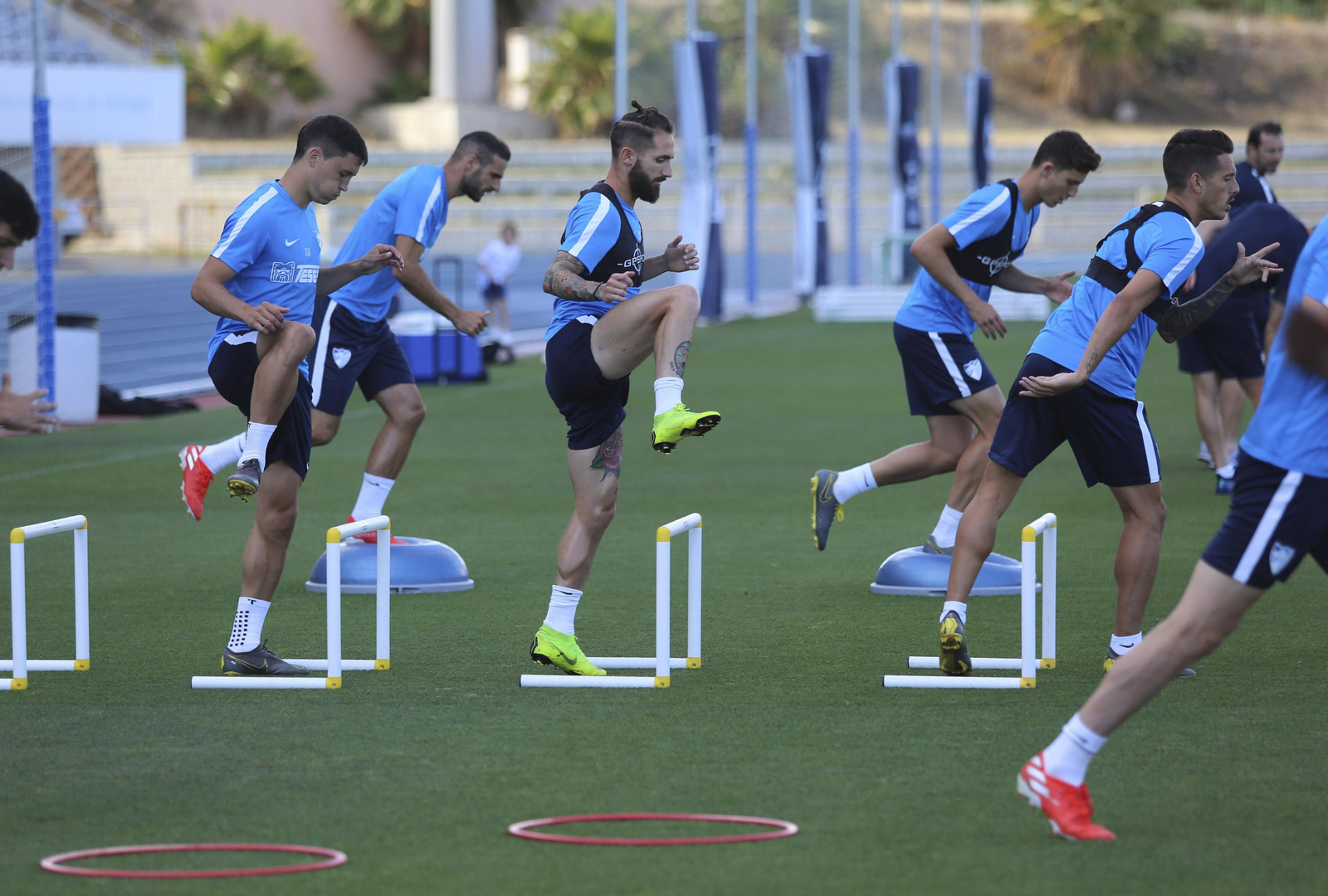 Las imágenes del Málaga CF en la vuelta al trabajo
