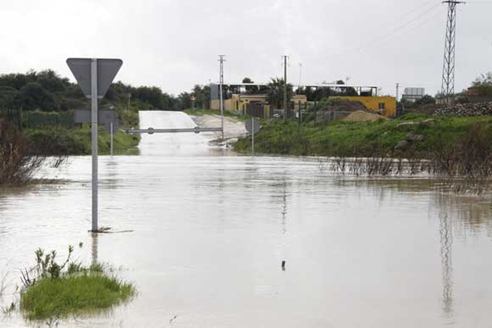 Chiclana se lleva la peor parte de las intensas lluvias que afectan a la provincia, provocando cortes de carreteras, desalojos de casas y crecidas de los ríos

Foto: Sonia Ramos/A.Mora/Rioja