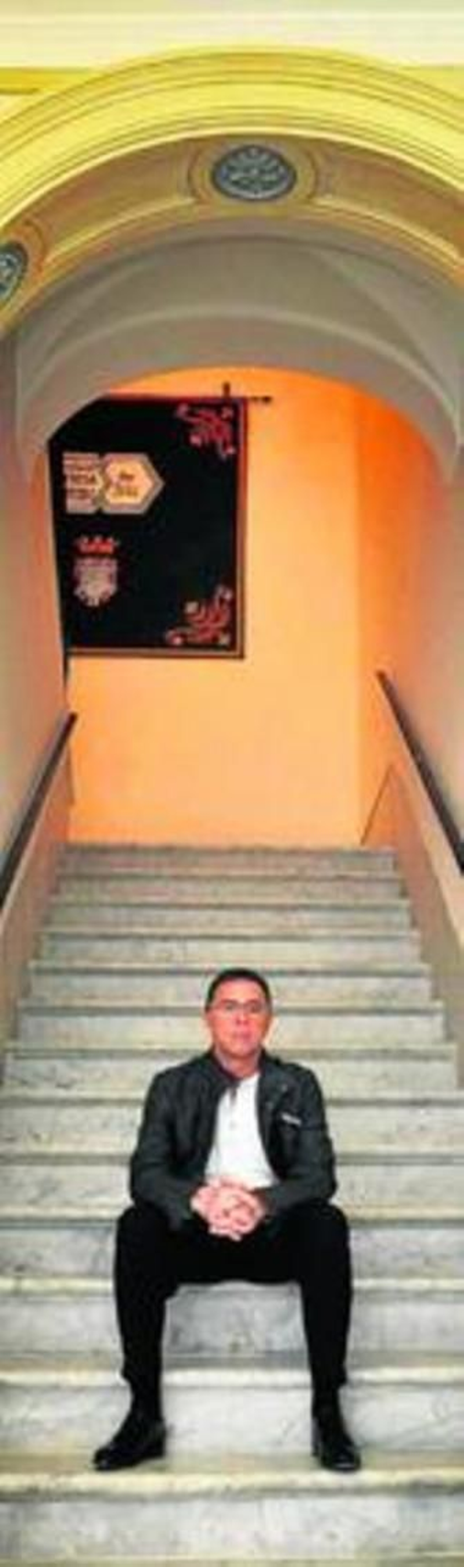 Angelita Gómez posando durante la entrevista.