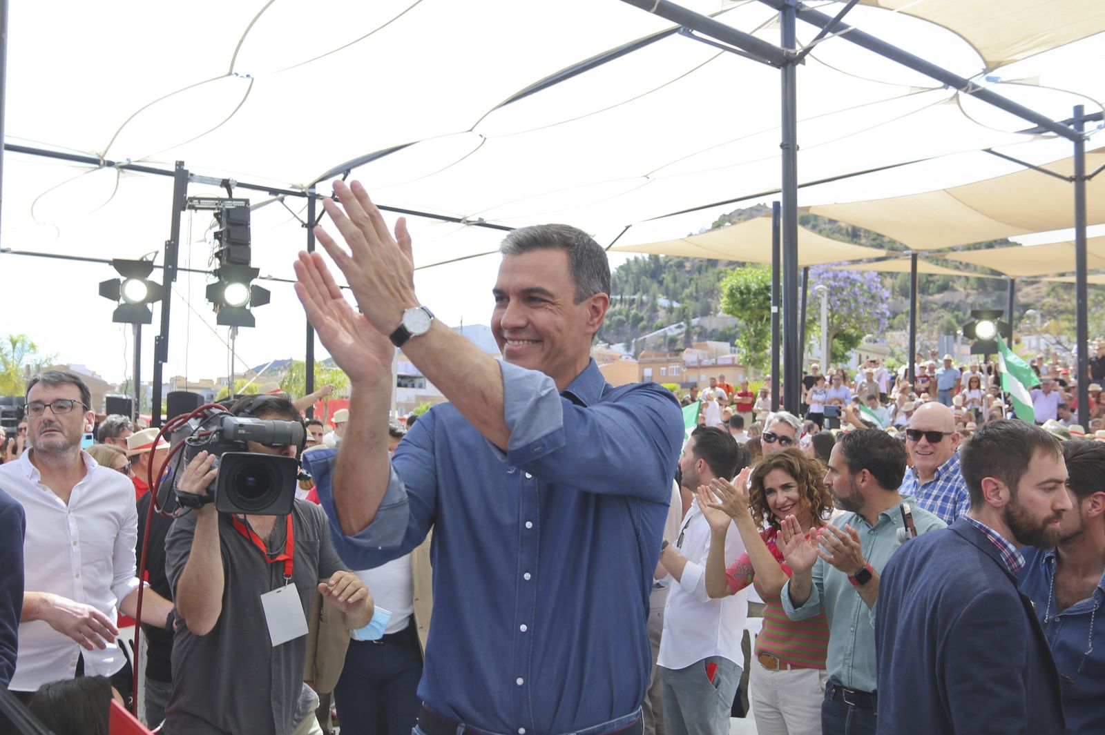 El acto del PSOE de este sábado en Cártama, en fotos