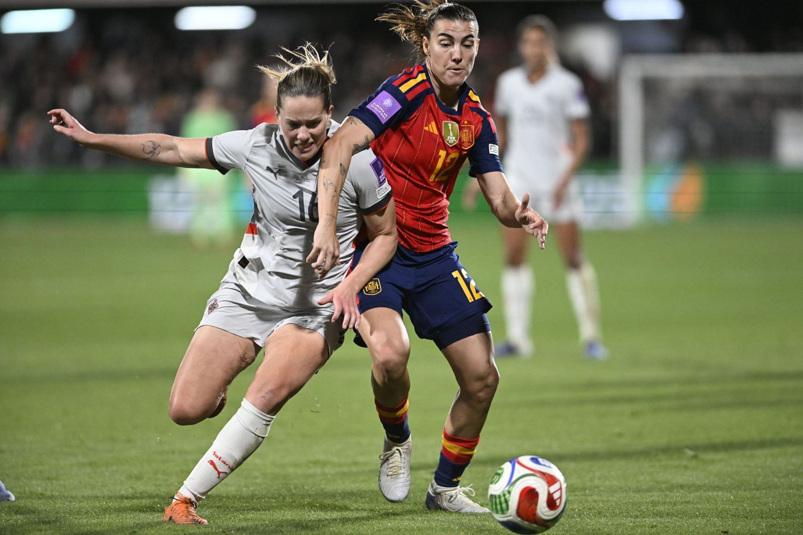Las fotos del España-Islandia de fútbol femenino