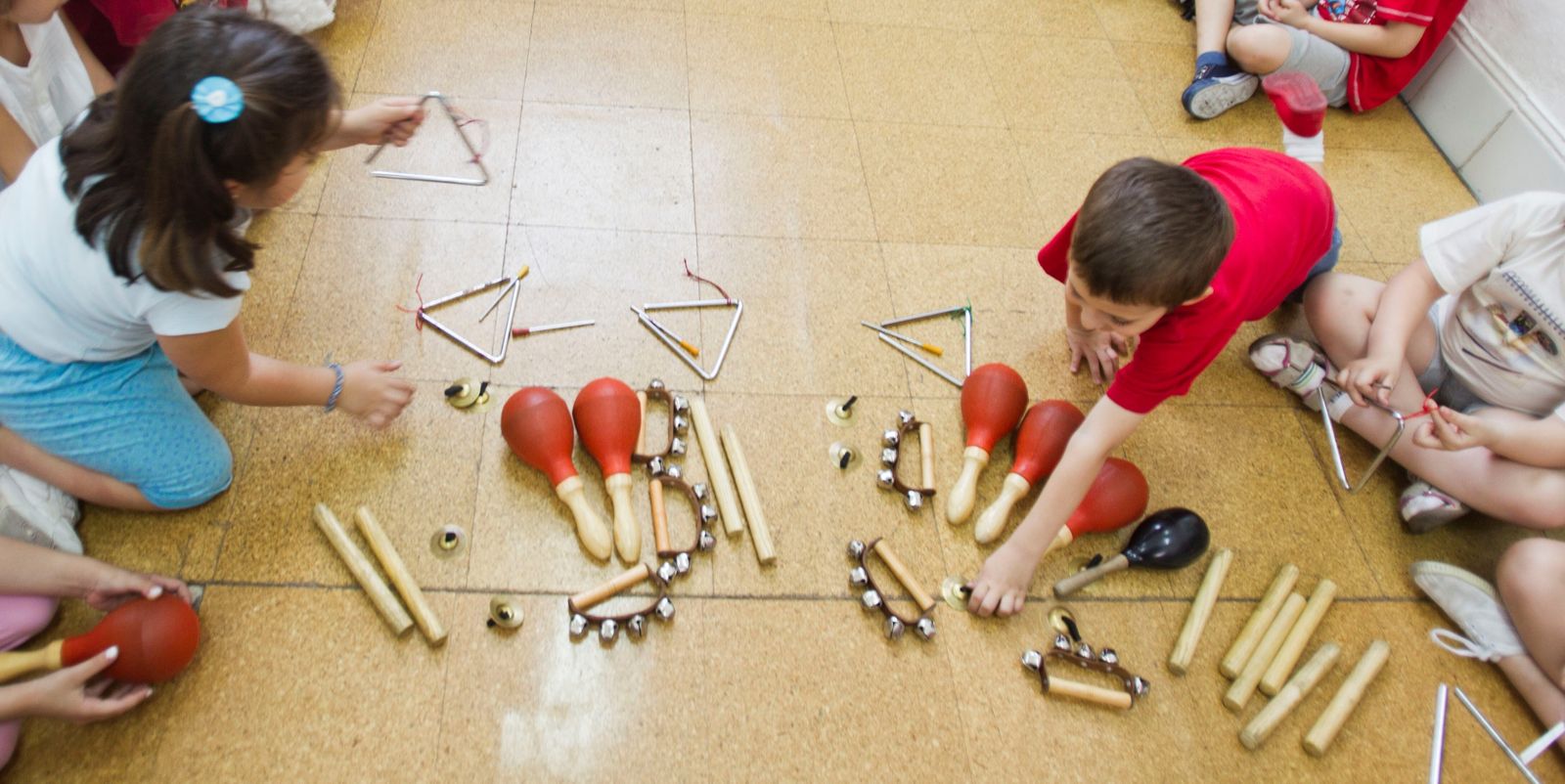 Taller de música para niños de la Fundación Barenboim-Said.