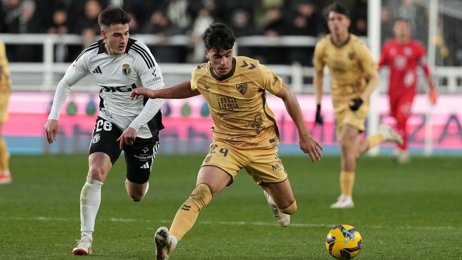 El Burgos-Málaga CF, en fotos