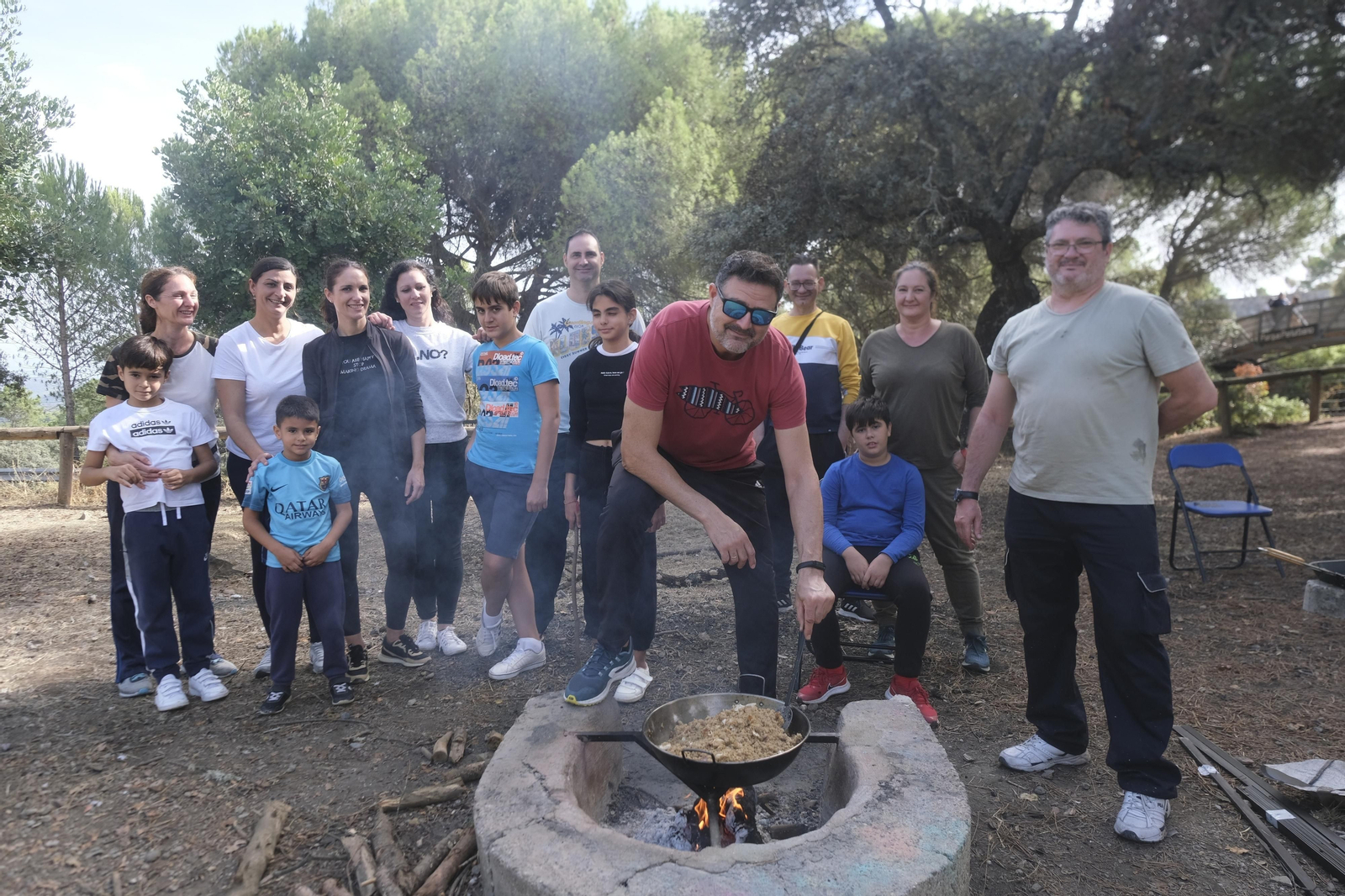 Los peroles por San Rafael en Los Villares, en imágenes