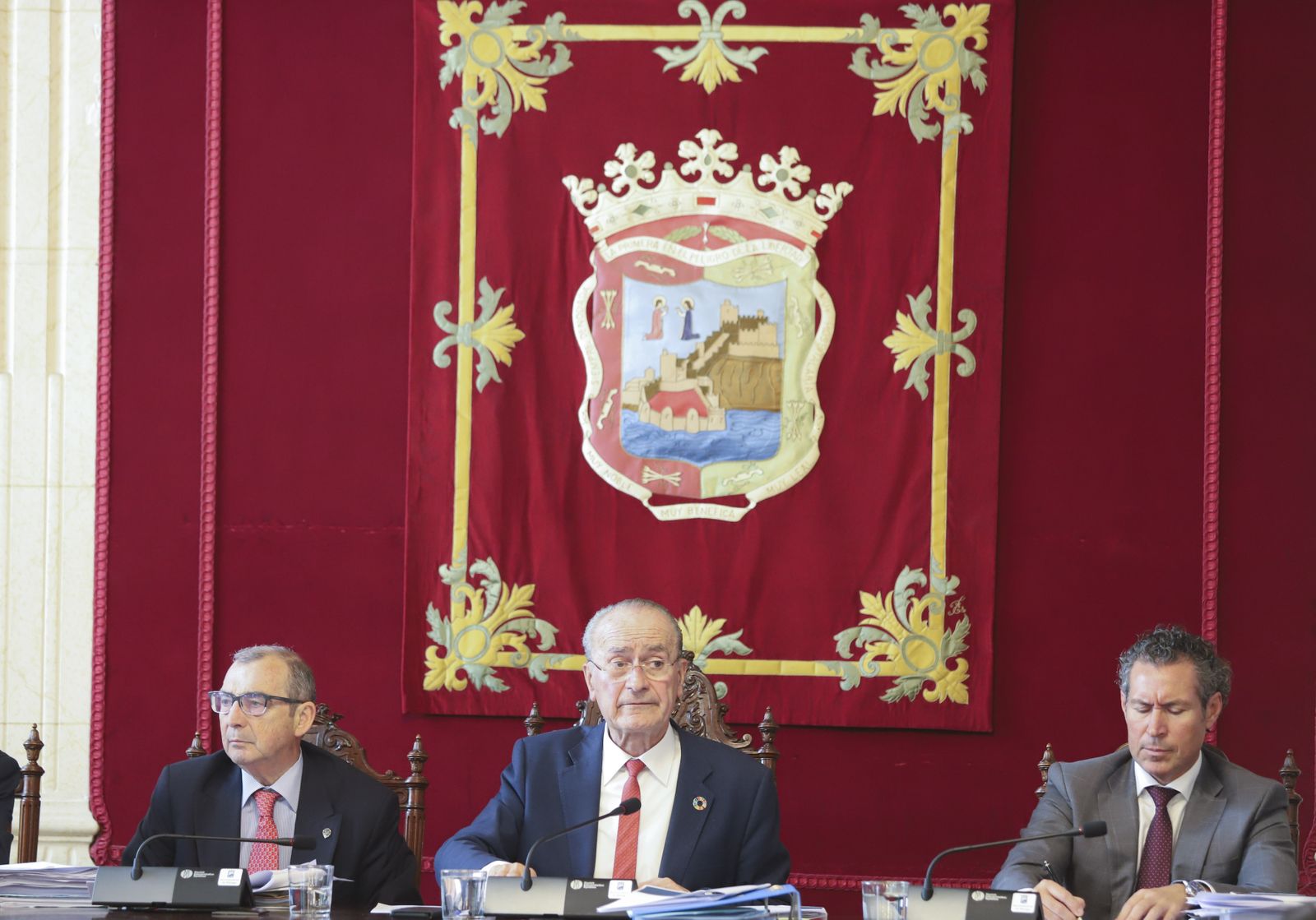 Las fotos del Pleno de abril del Ayuntamiento de Málaga