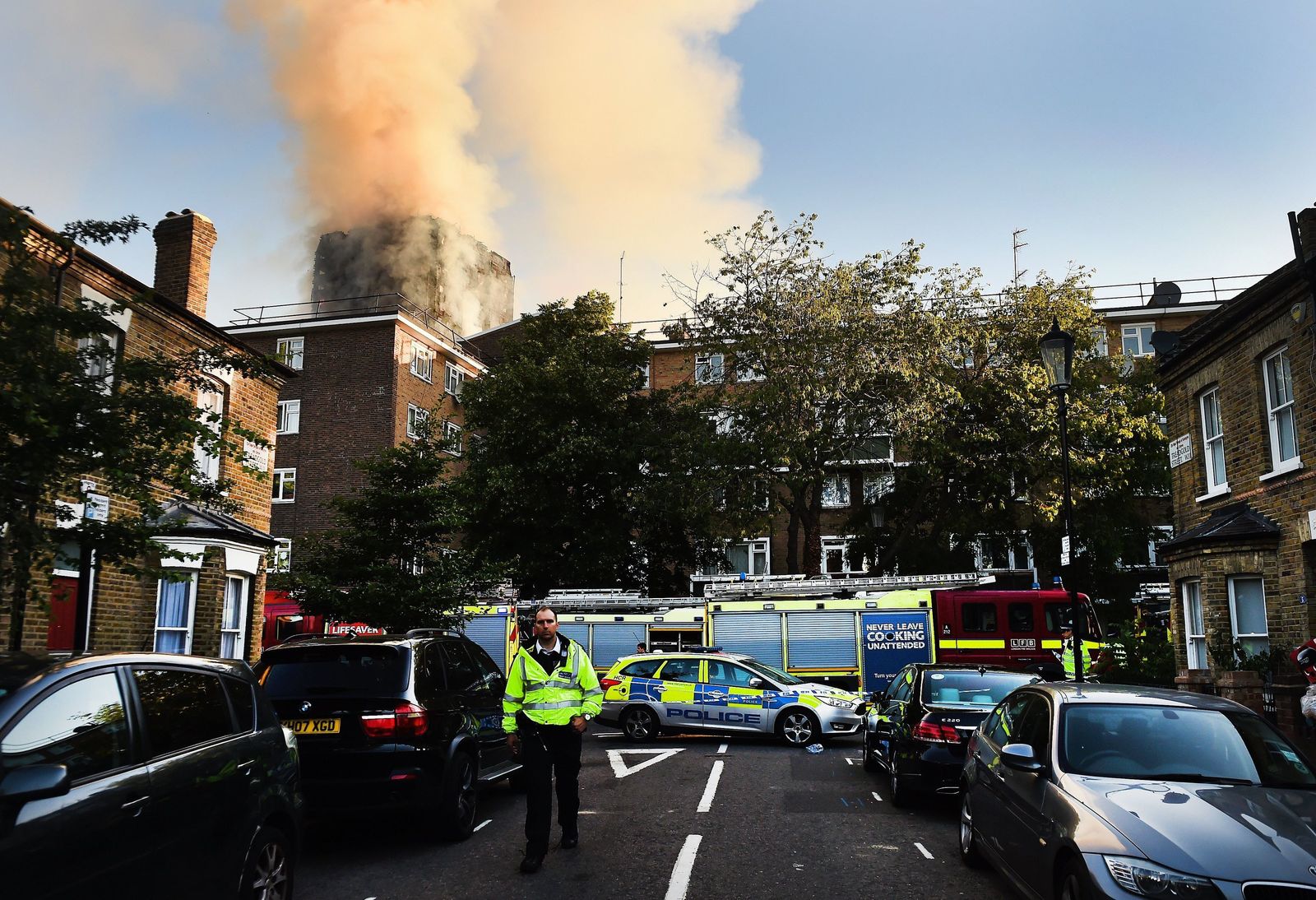 El espectacular incendio de Londres, en imágenes