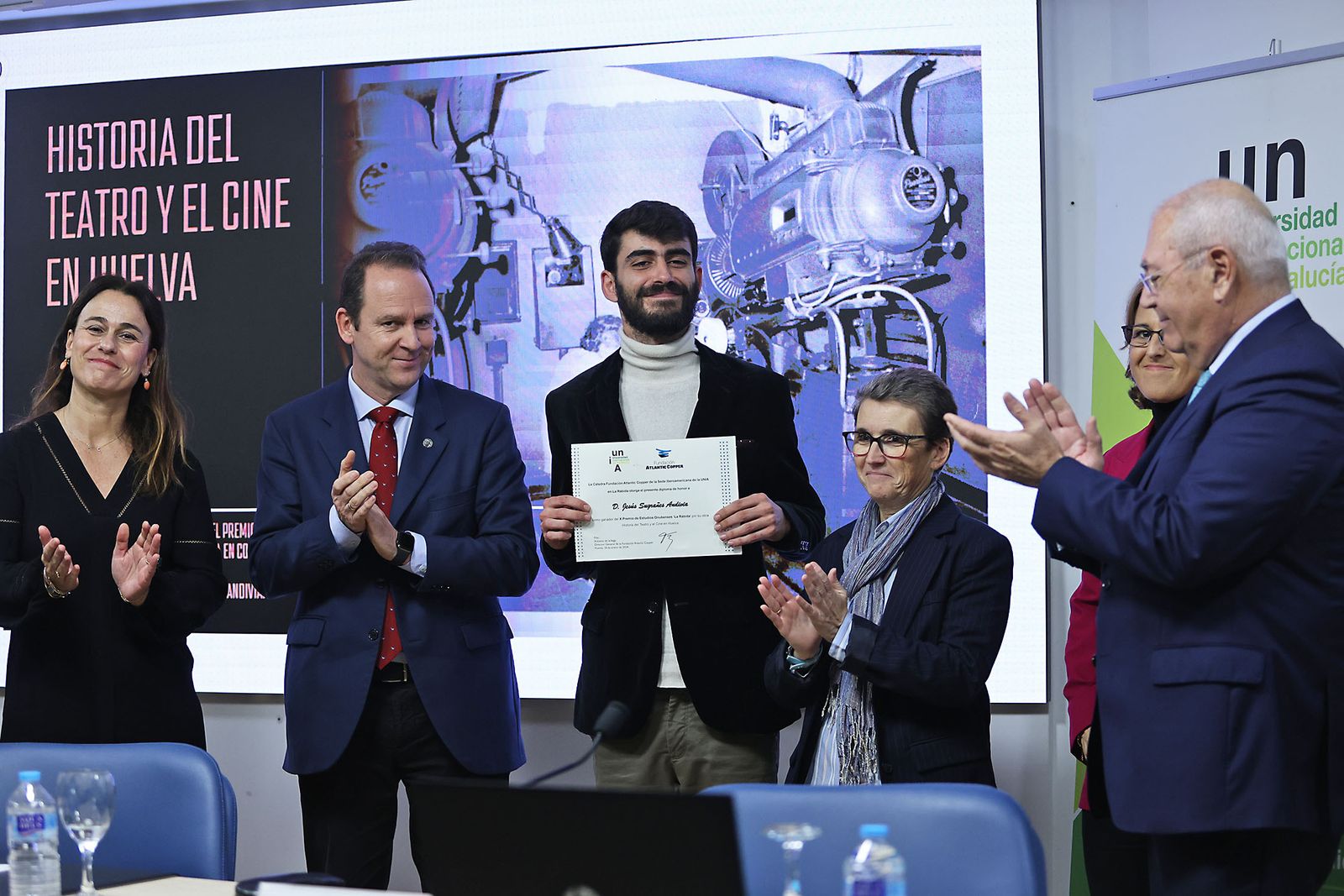 Imágenes de la Entregan del X Premio de Estudios Onubenses 'La Rábida' a Jesús Sugrañes