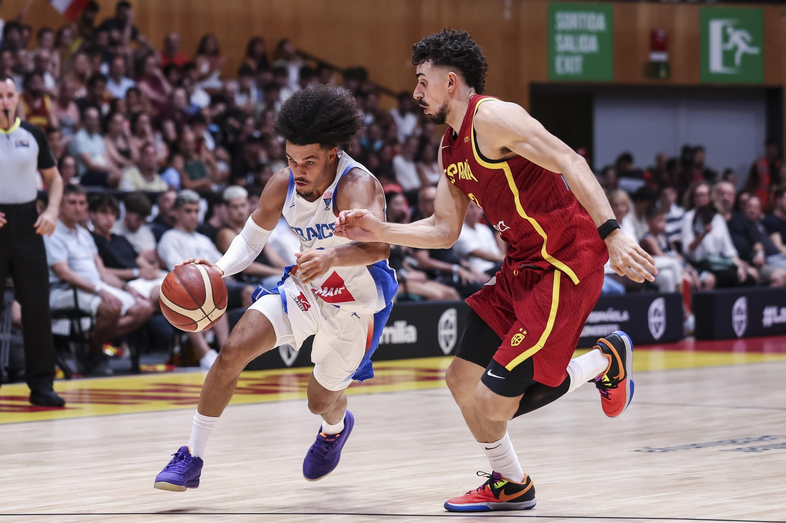 Las fotos del España - Francia de baloncesto