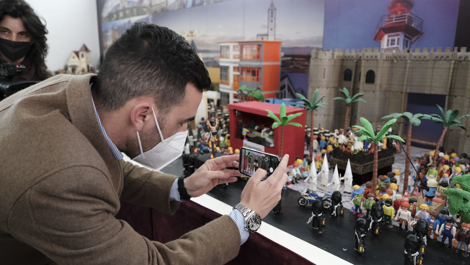 Inauguración de la exposición de playmobil de semana santa de Almería