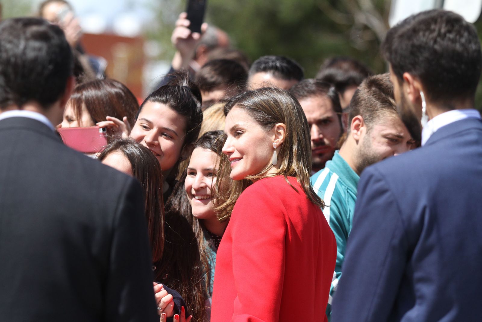 Imágenes de la visita de la reina Letizia a Huelva