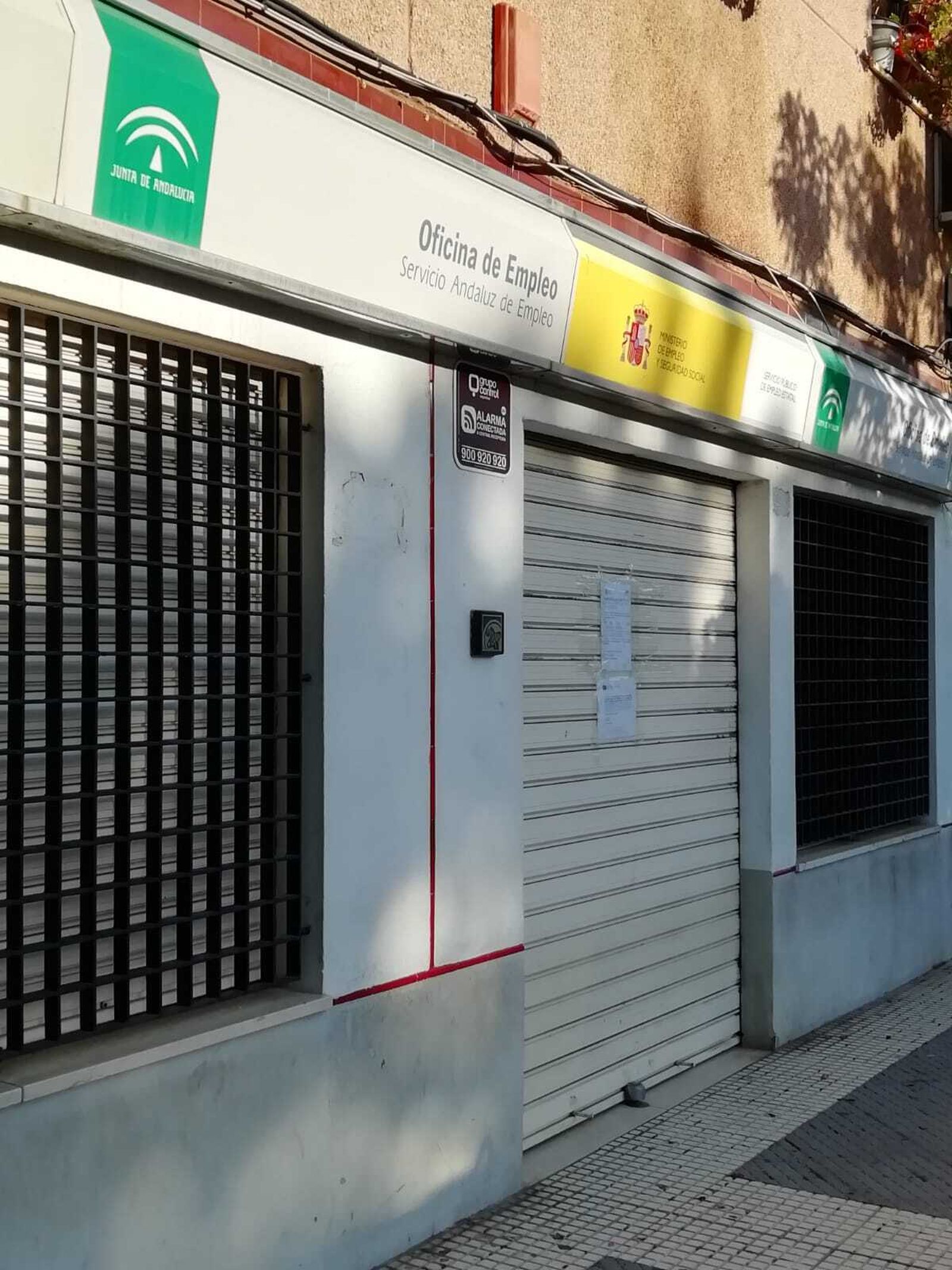 Una de las oficinas del Servicio Andaluz de Empleo en Huelva.