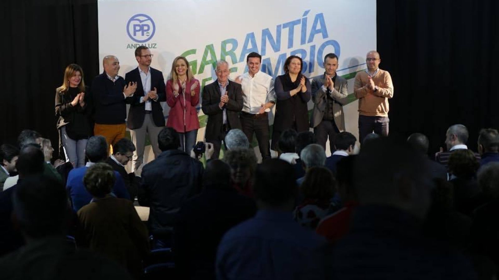 Maribel Sánchez en el acto público celebrado en Huércal-Overa