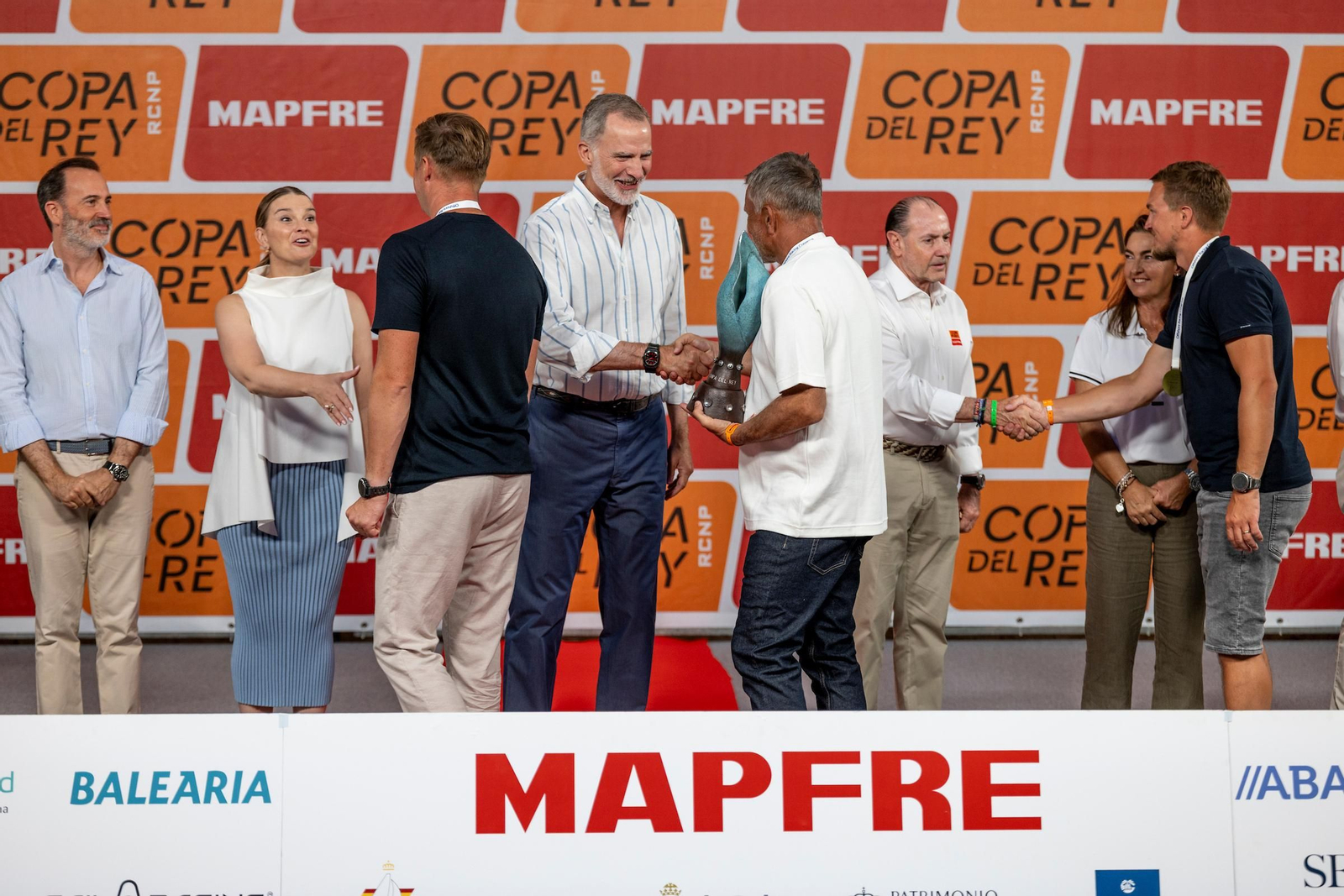Las fotos de la entrega de premios de la Copa del Rey Mapfre de vela