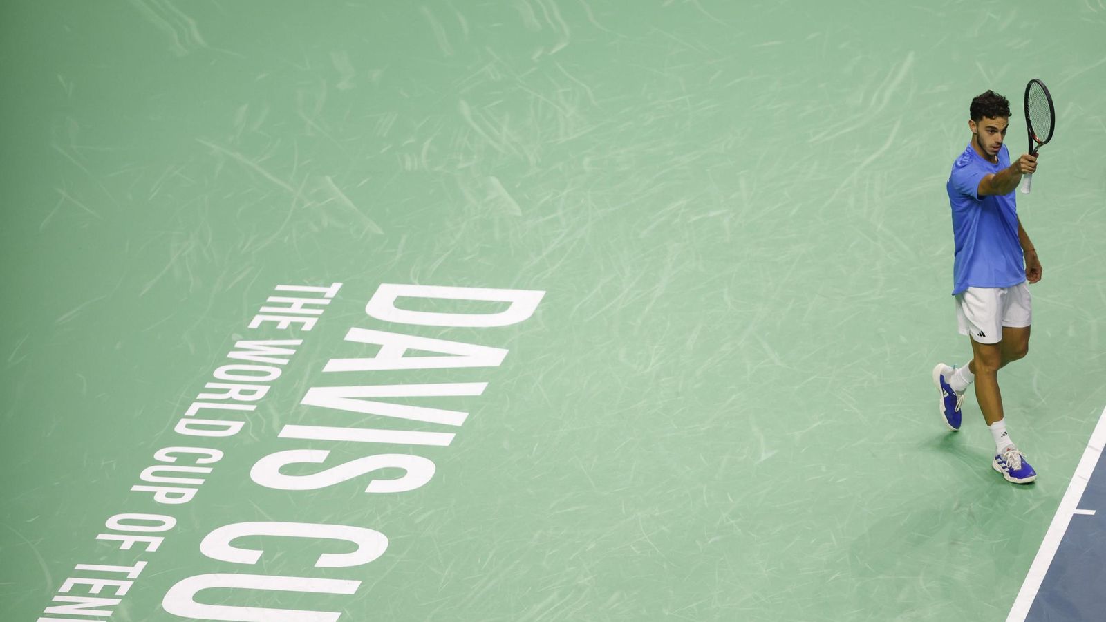 Copa Davis: Francisco Cerundolo pasa por encima de Musetti y Argentina domina 1-0 a Italia