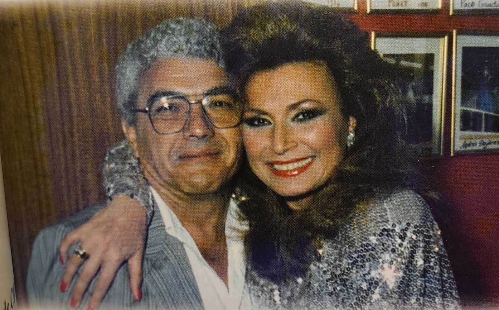 4. Rocío Jurado, con Onofre López, al que le unió una gran amistad.