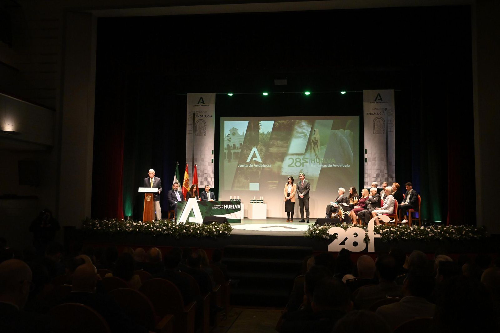 Premios de las Banderas de Andalucía en Huelva, en imágenes