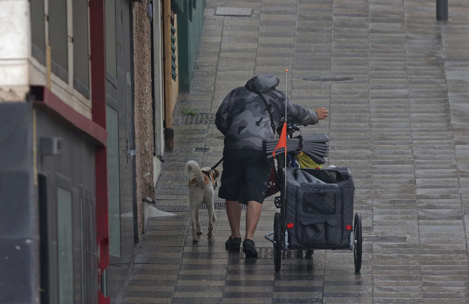 Fotos de los efectos de la borrasca Herminia en Algeciras