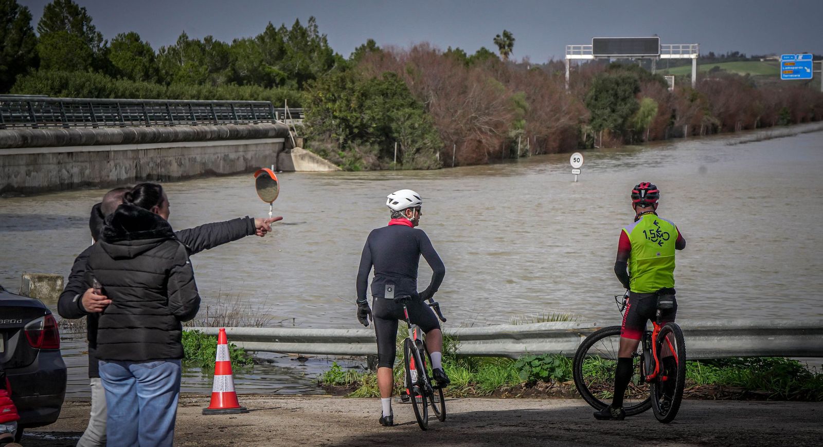 Un día tranquilo en el rio Guadalete, en imágenes