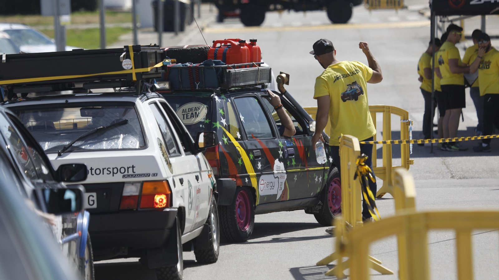 Las fotos de Chatarras Raid,  concentrados en Castellar, para llevar alimentos a Marruecos