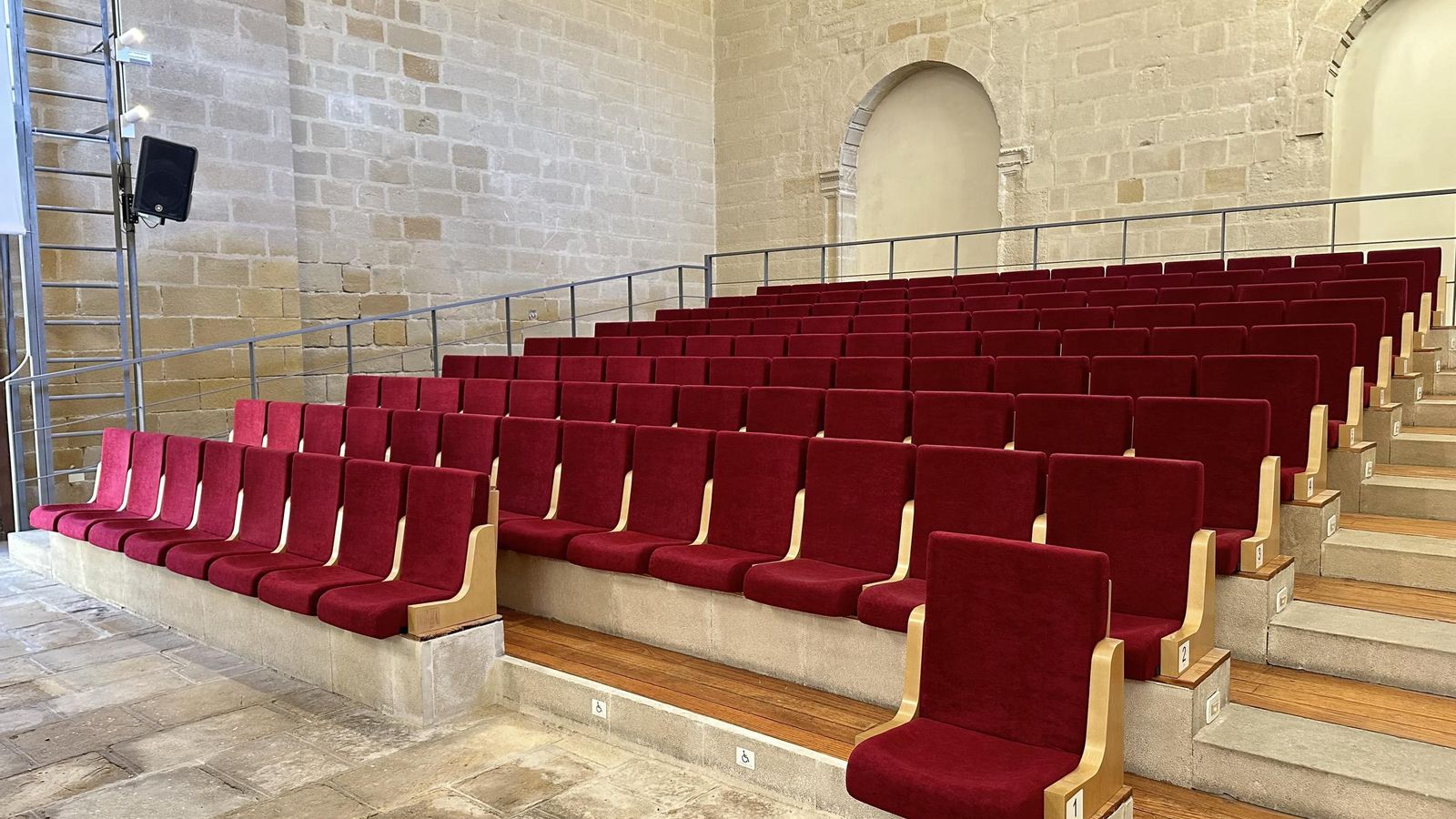 Finalizan las obras de accesibilidad y mejoras del Auditorio de San Francisco.