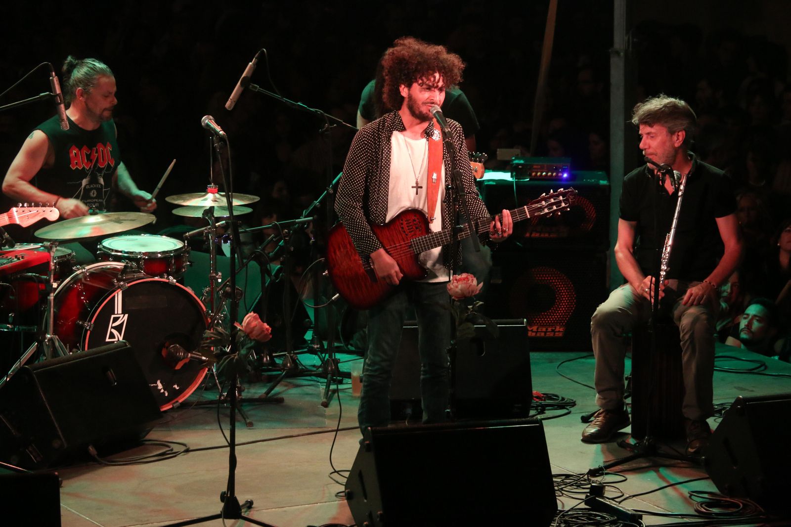 Lin Cortés durante una Noche Blanca del Flamenco en Córdoba.
