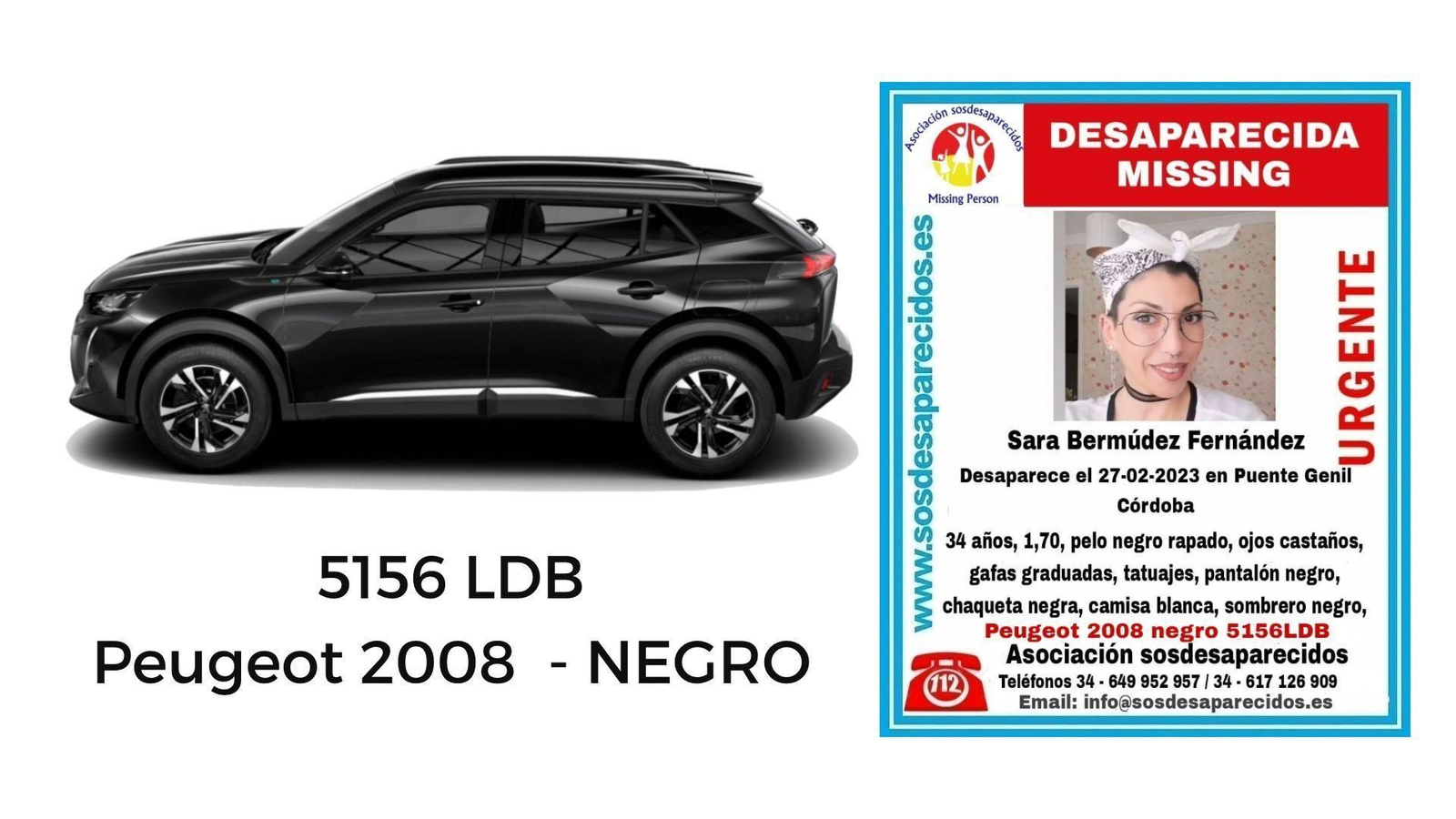 Mujer desaparecida en Puente Genil.