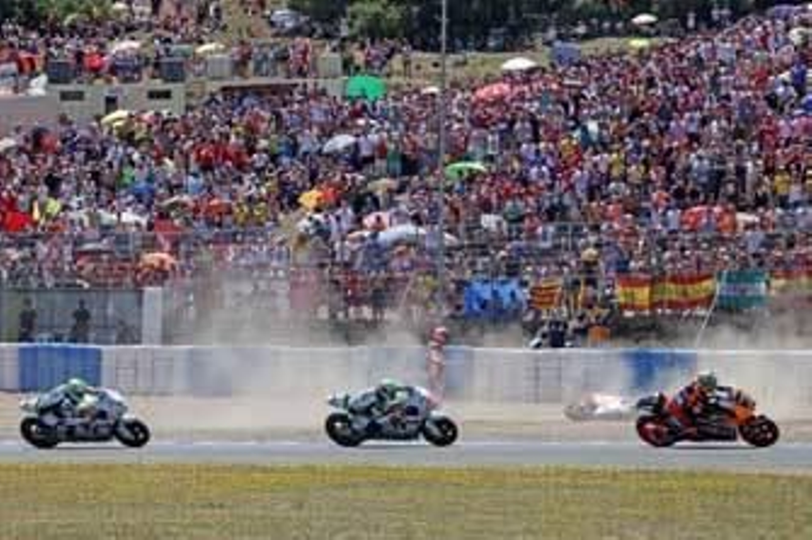 Una vista de las gradas del circuito durante el pasado Gran Premio de Motociclismo. /Manuel Aranda