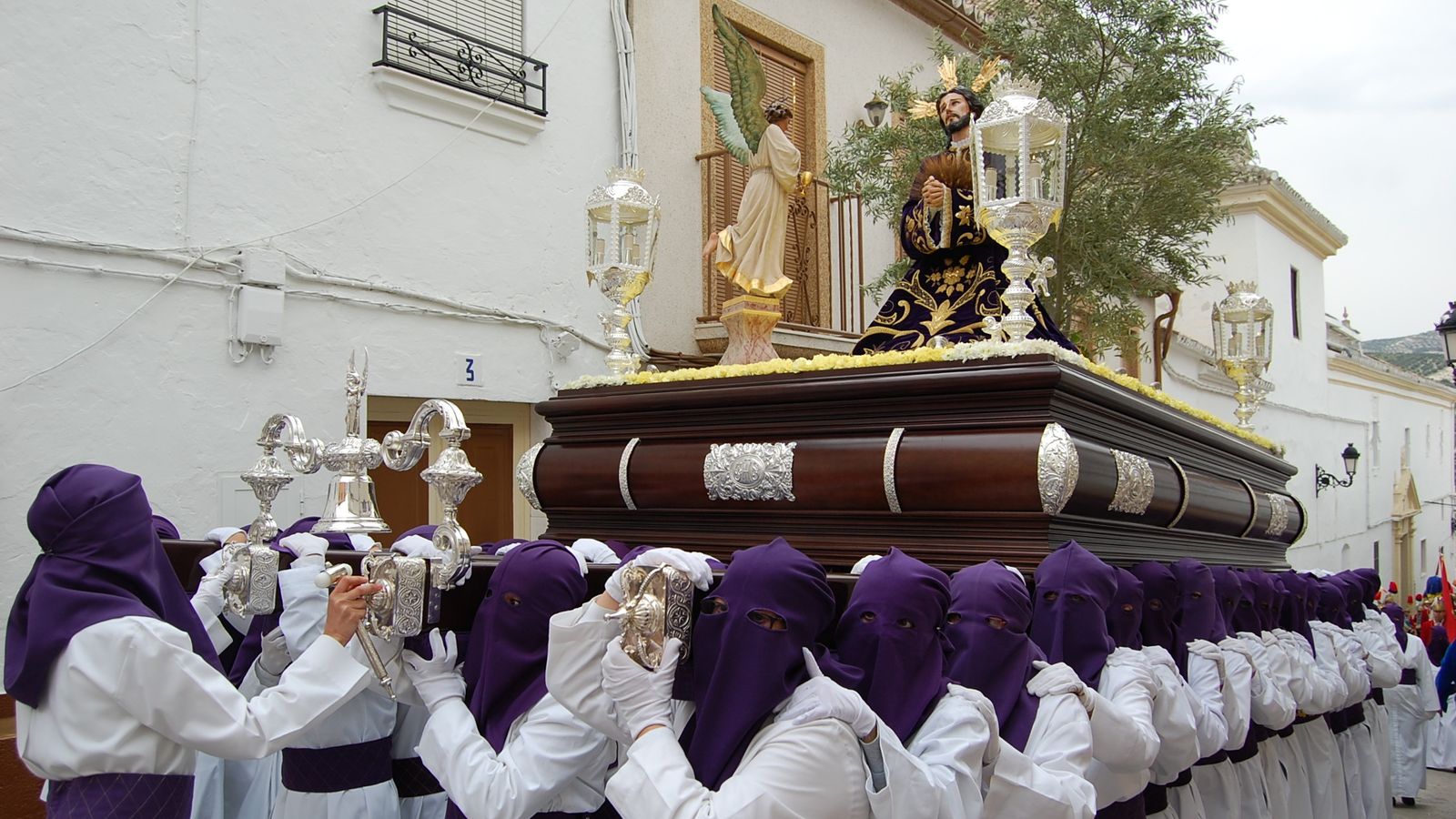 Detalle del Miércoles Santo en Baena.