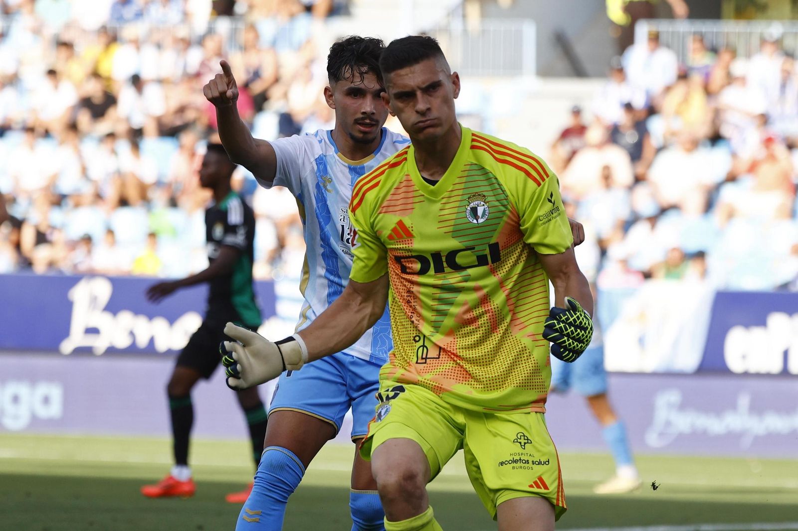 El Málaga CF-Burgos, en fotos