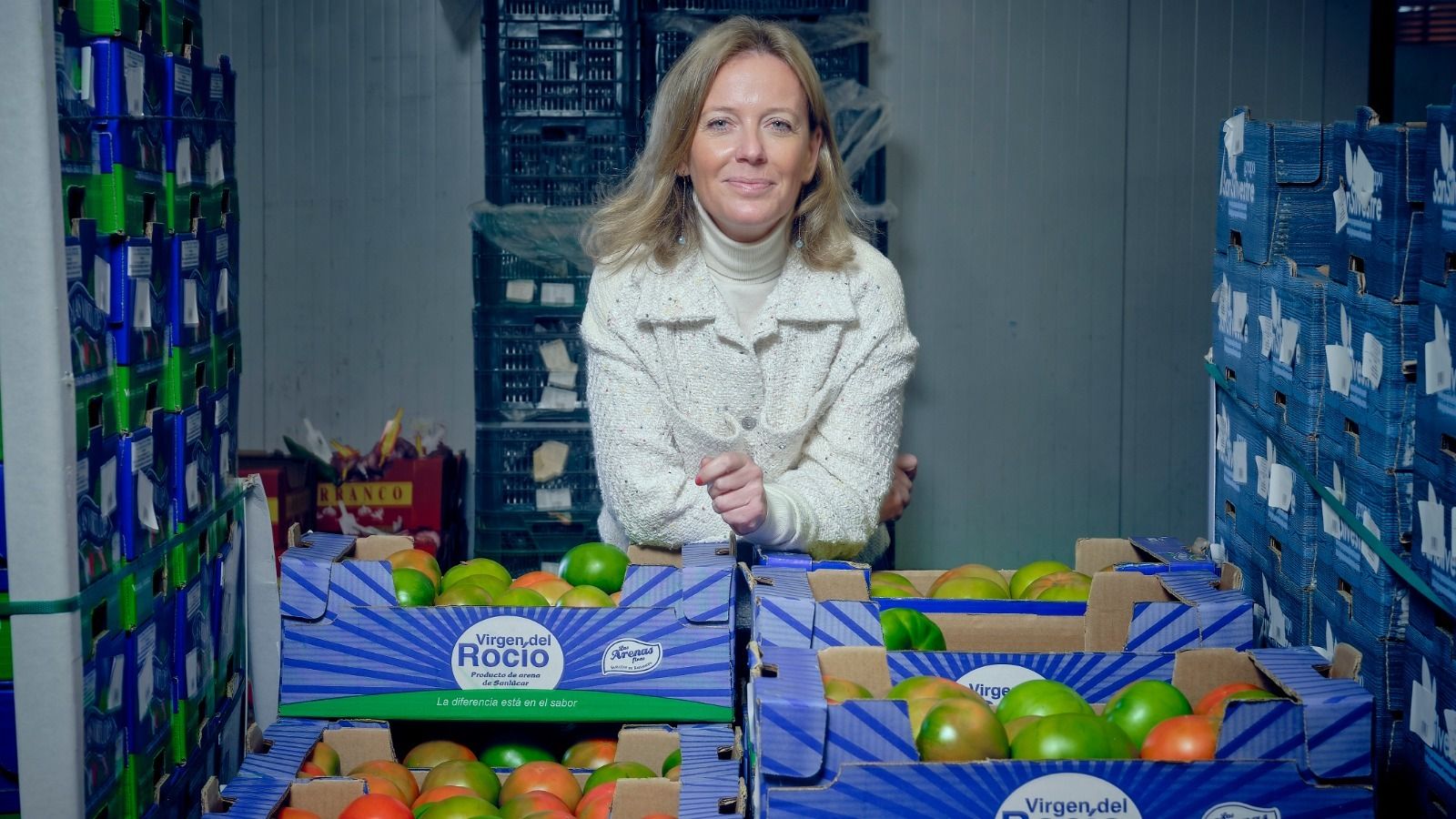 Begoña Romero, gerente de Transfrutalla.