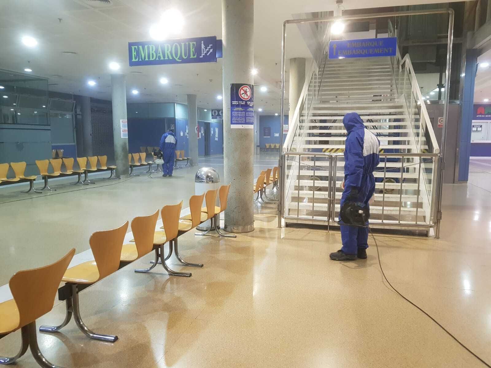 La Autoridad Portuaria desinfecta la Estación Marítima de Almería