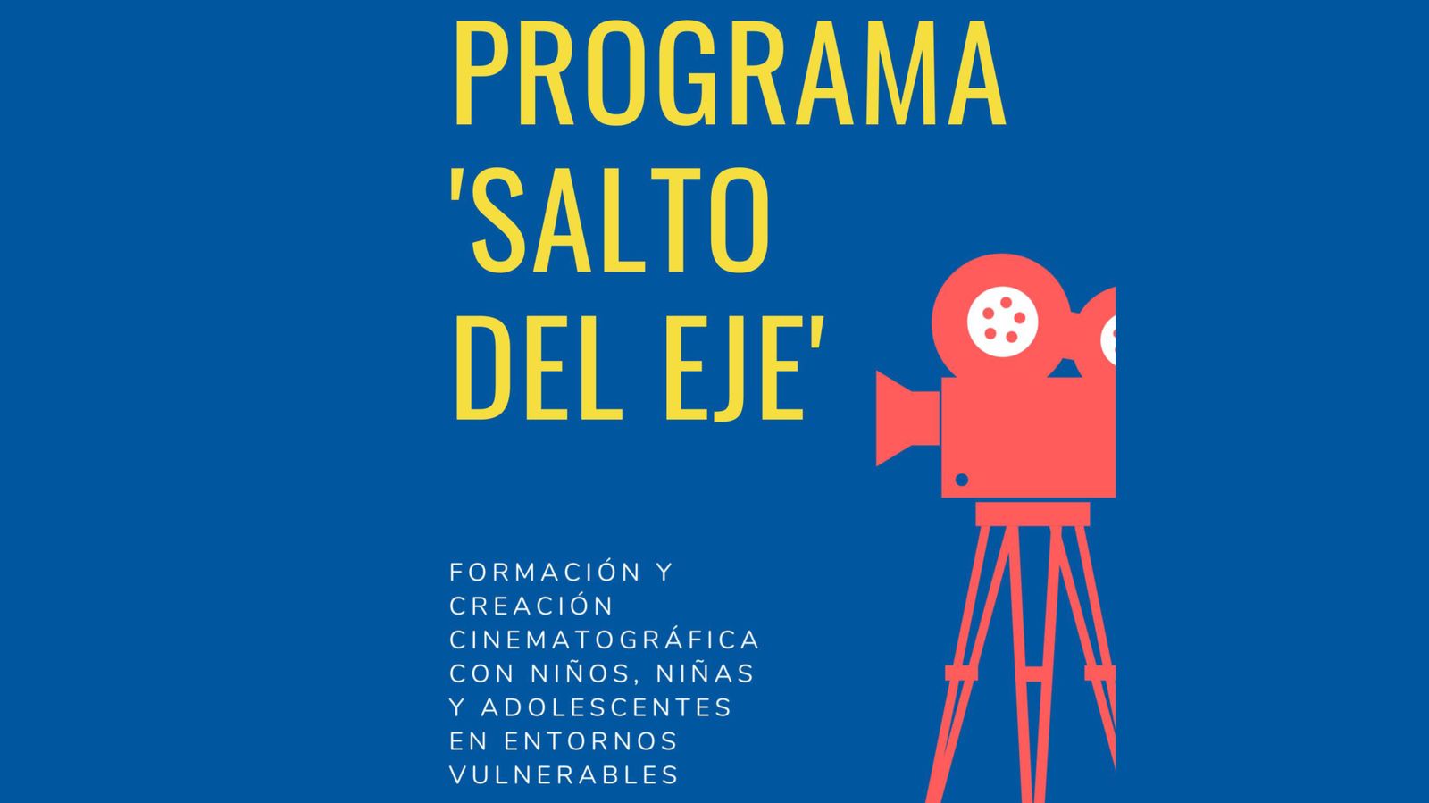 El cartel del programa.