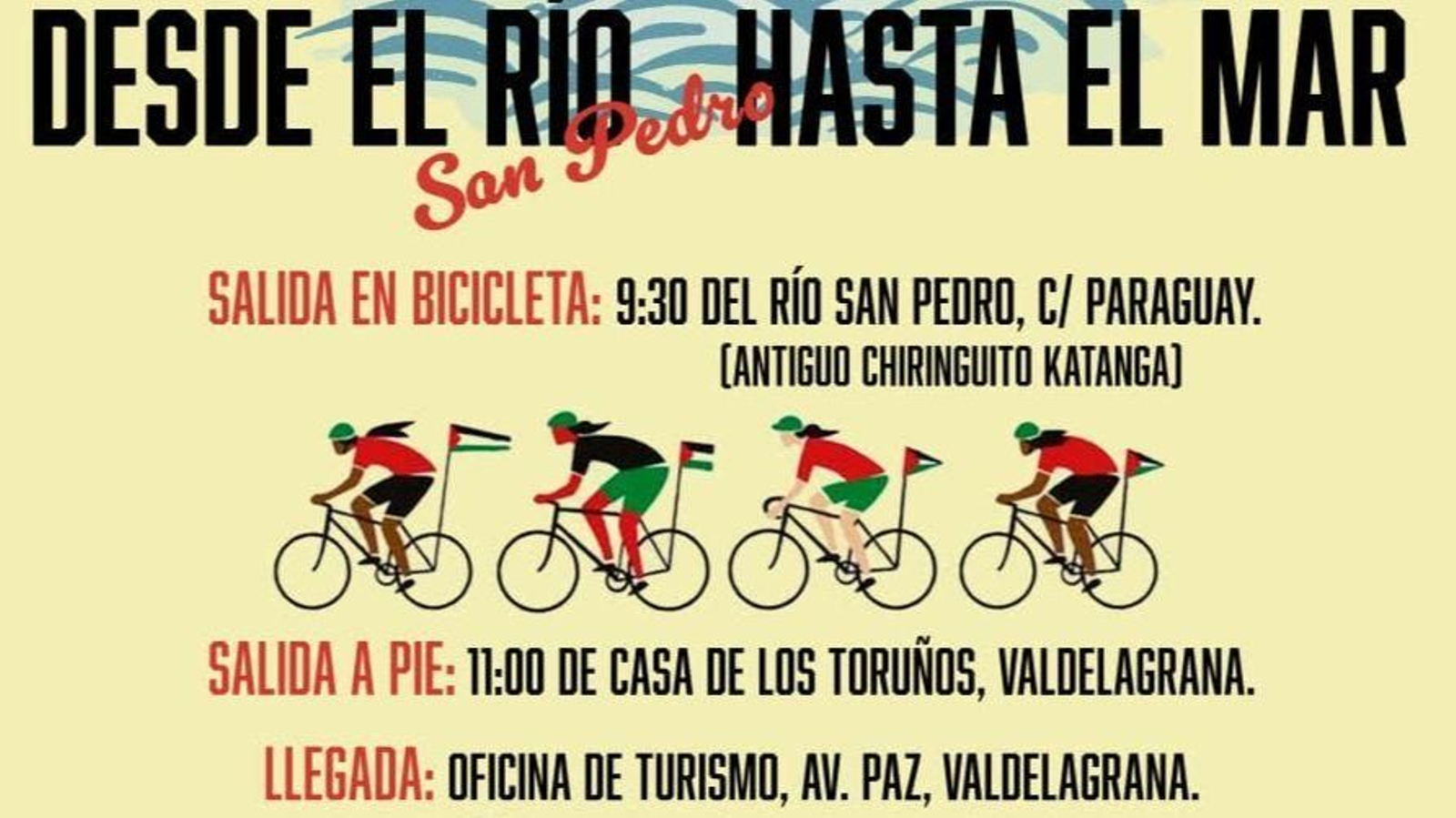Cartel de la marcha solidaria por palestina