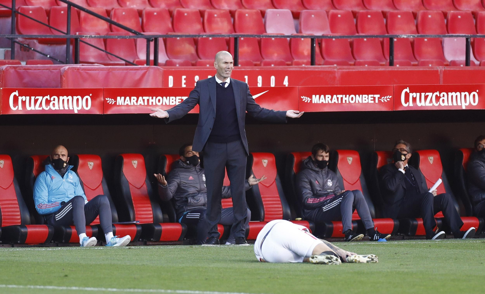 Las imágenes del Sevilla -Real Madrid